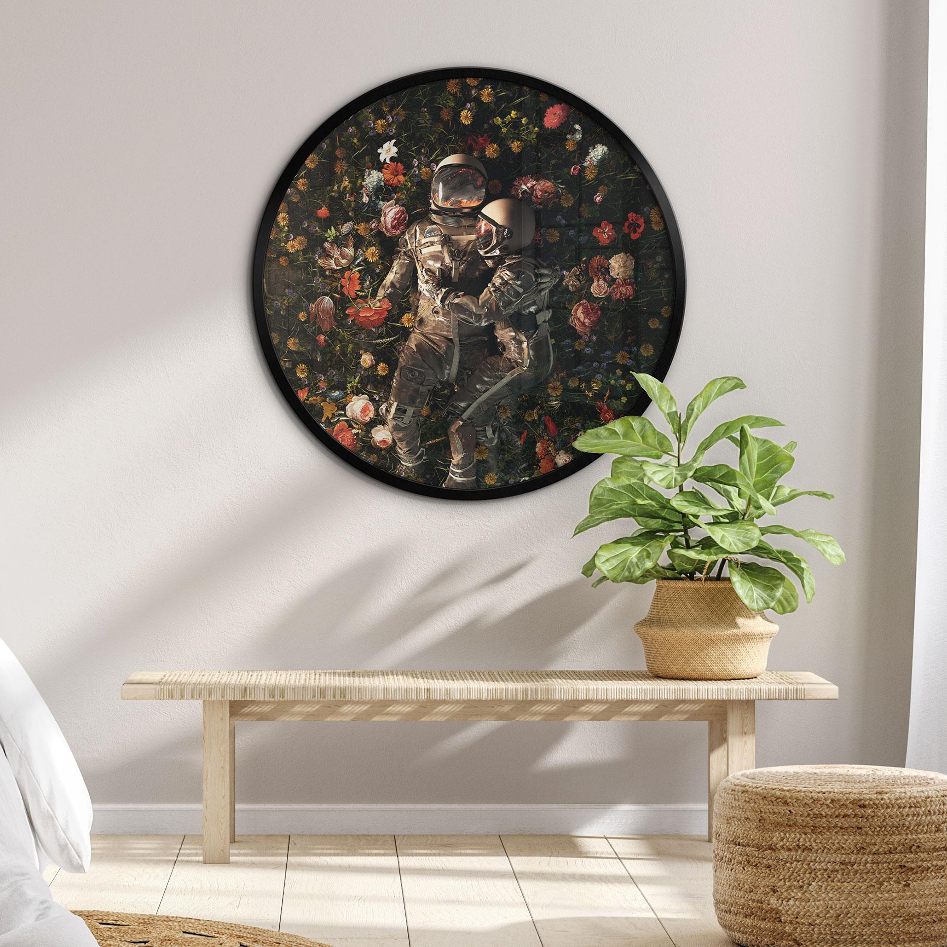 Plakat Astronauter på en blomstereng - Nicebleed
