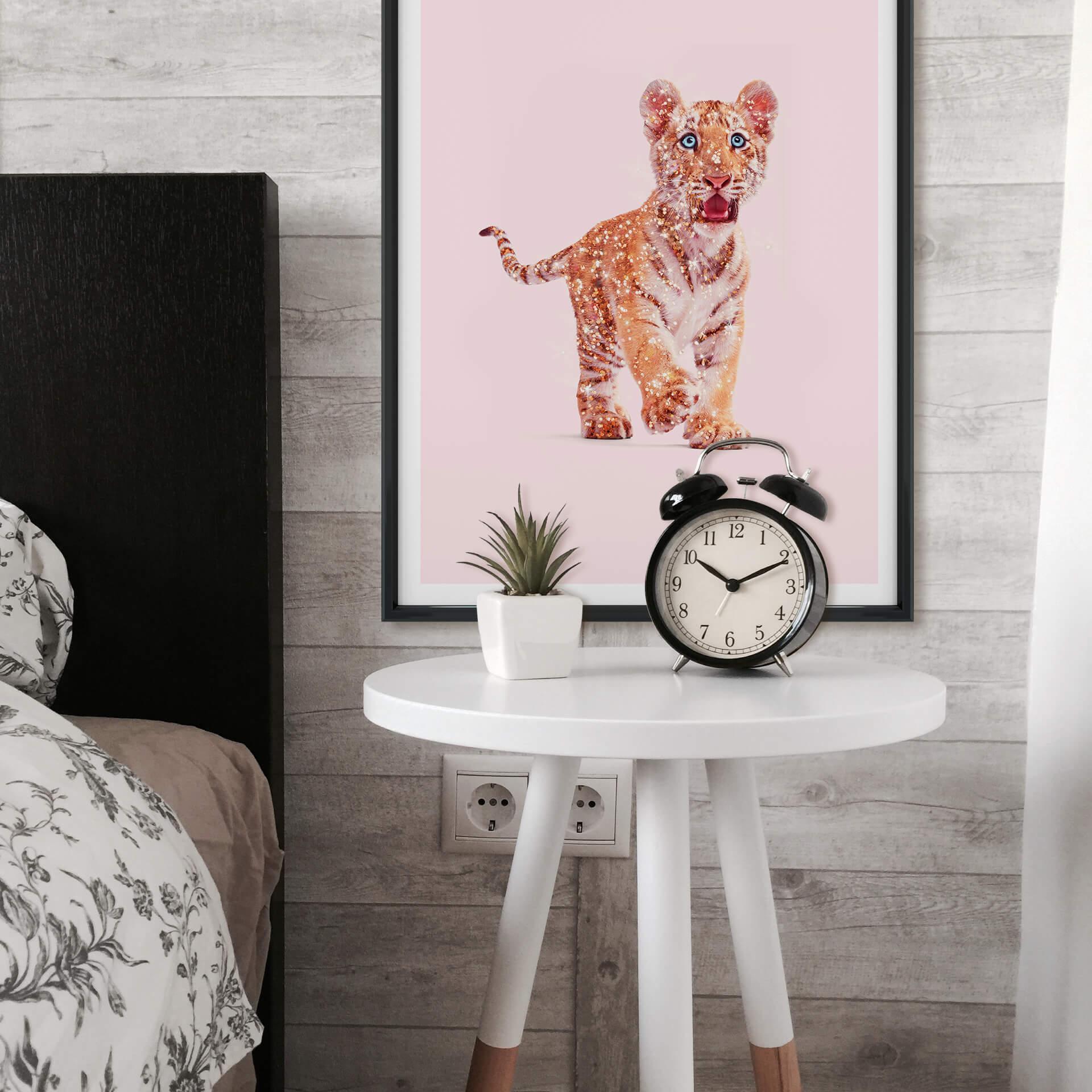 Plakat Loose - Glitter Tiger