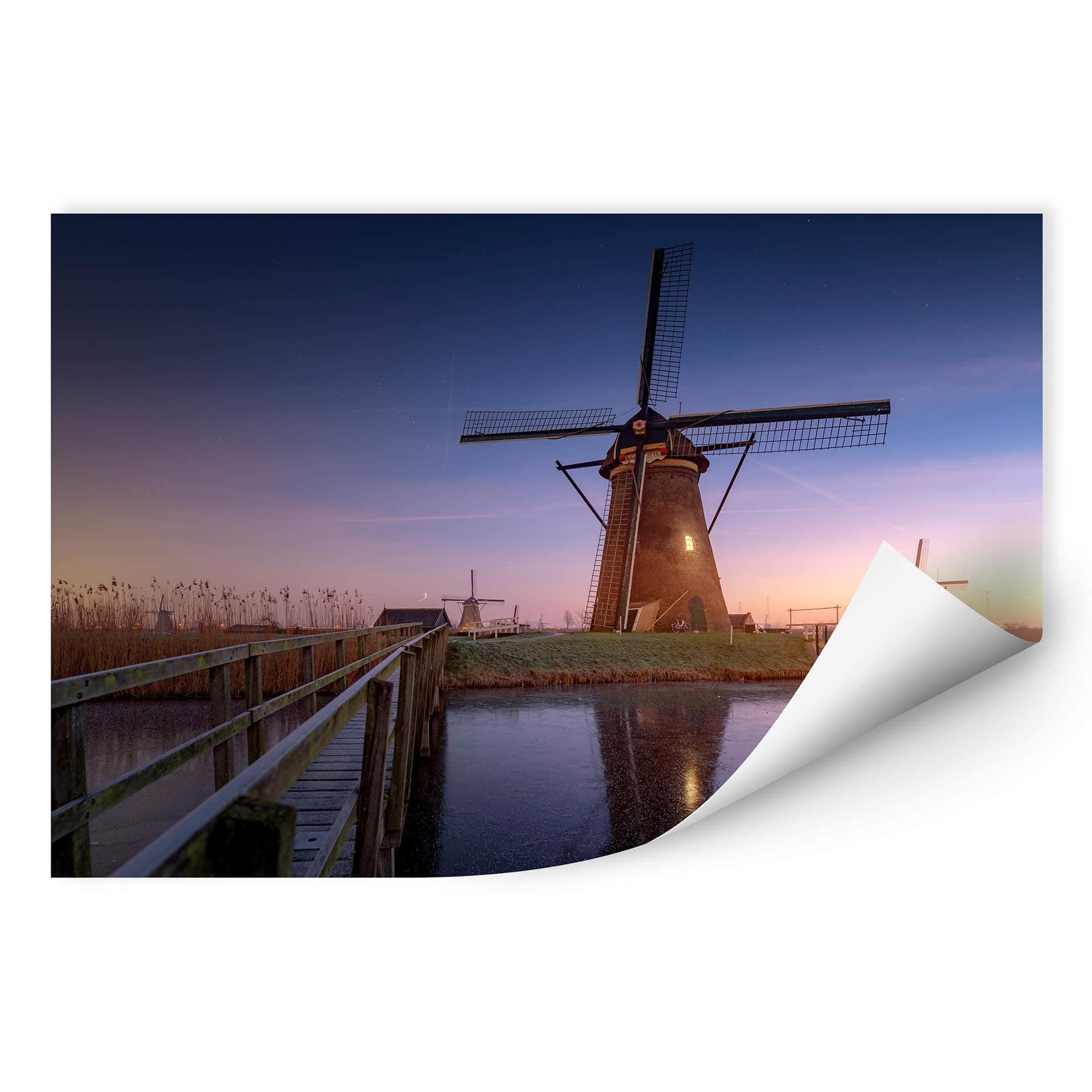 Zelfklevende Poster Pablo - Kinderdijk 2