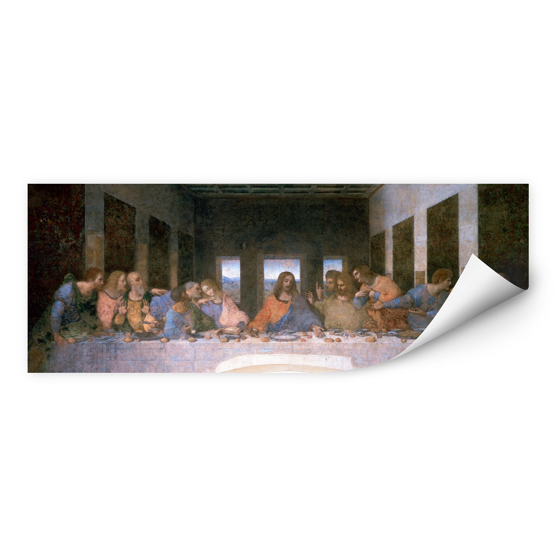 Zelfklevende Poster - Da Vinci - Laatste Avondmaal