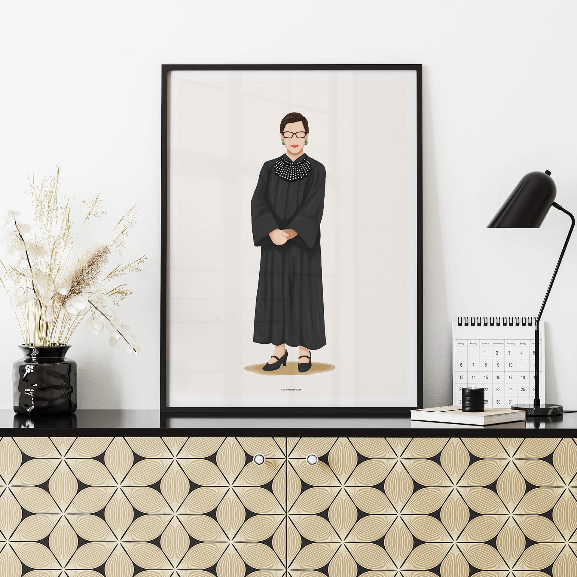 Póster Tohmé - Ruth Bader Ginsburg
