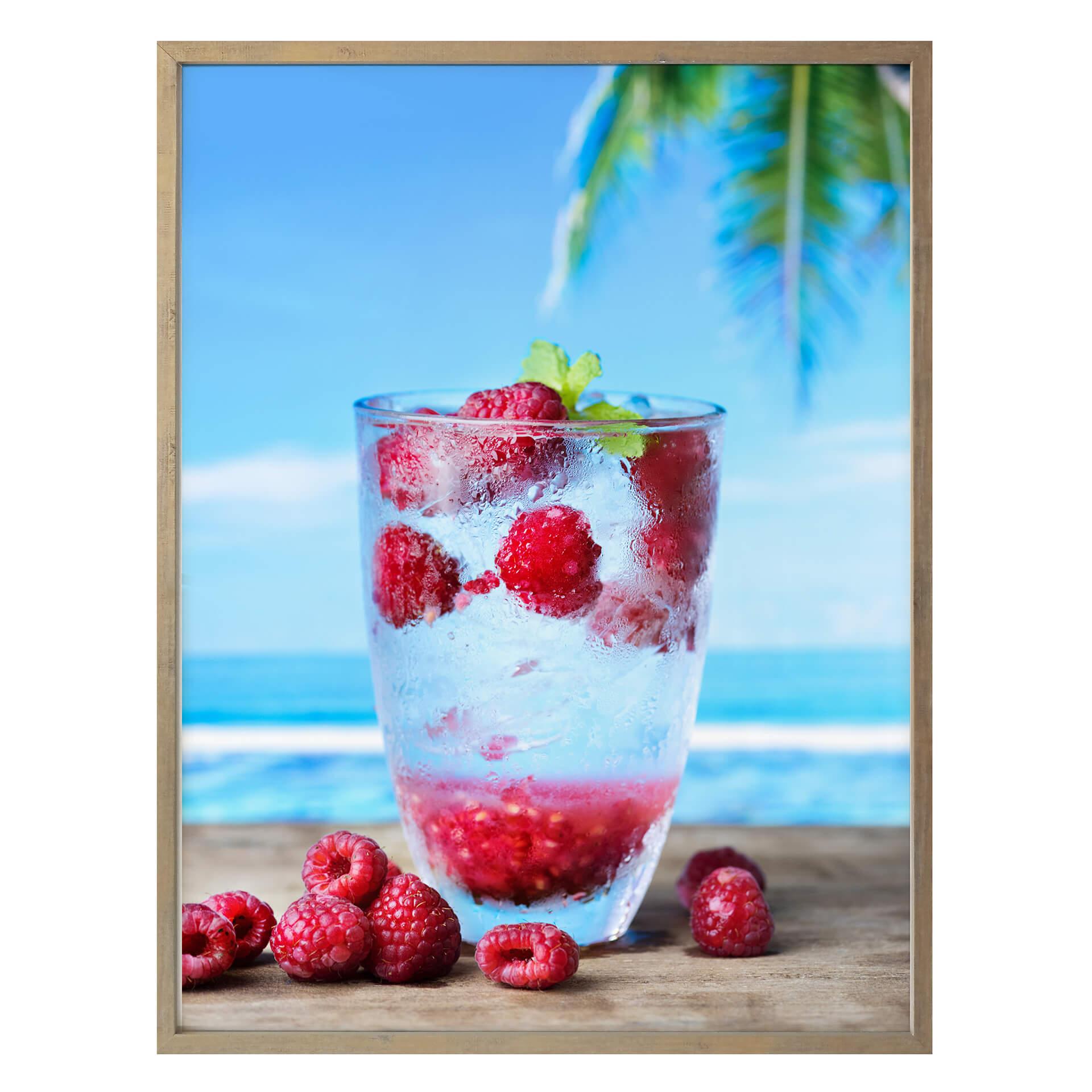 Póster Frambuesa tropical