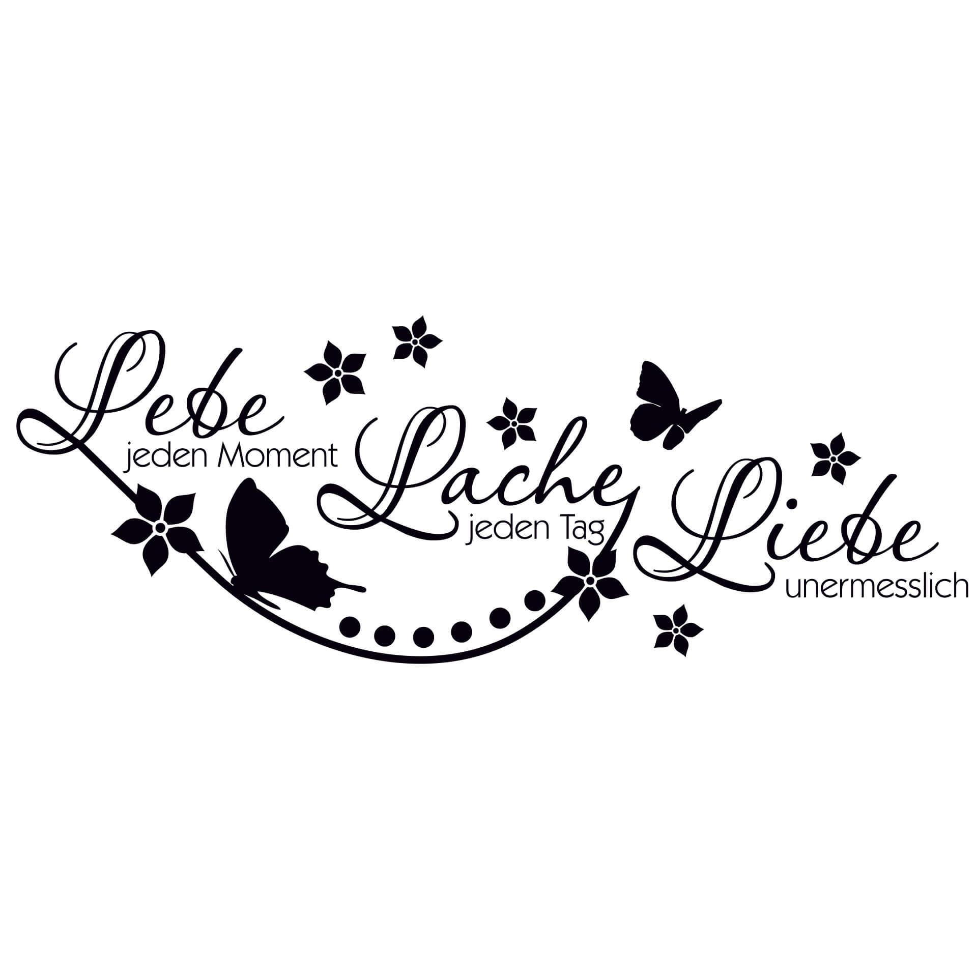 Wandtattoo Lebe jeden Moment... 2
