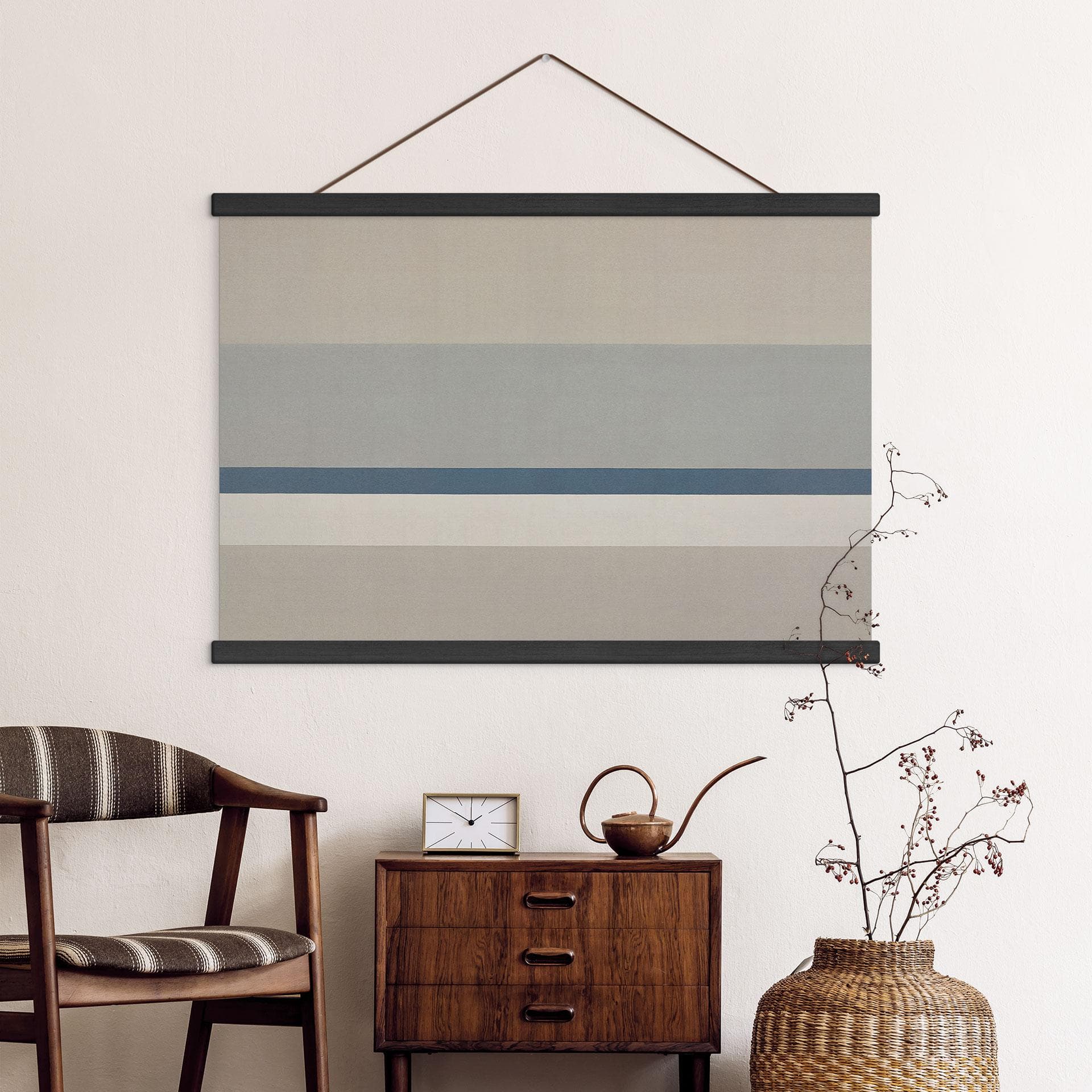 Quadro in tessuto Agnes Balance - Strisce orizzontali - Sir Edward x Grigory Gladarev