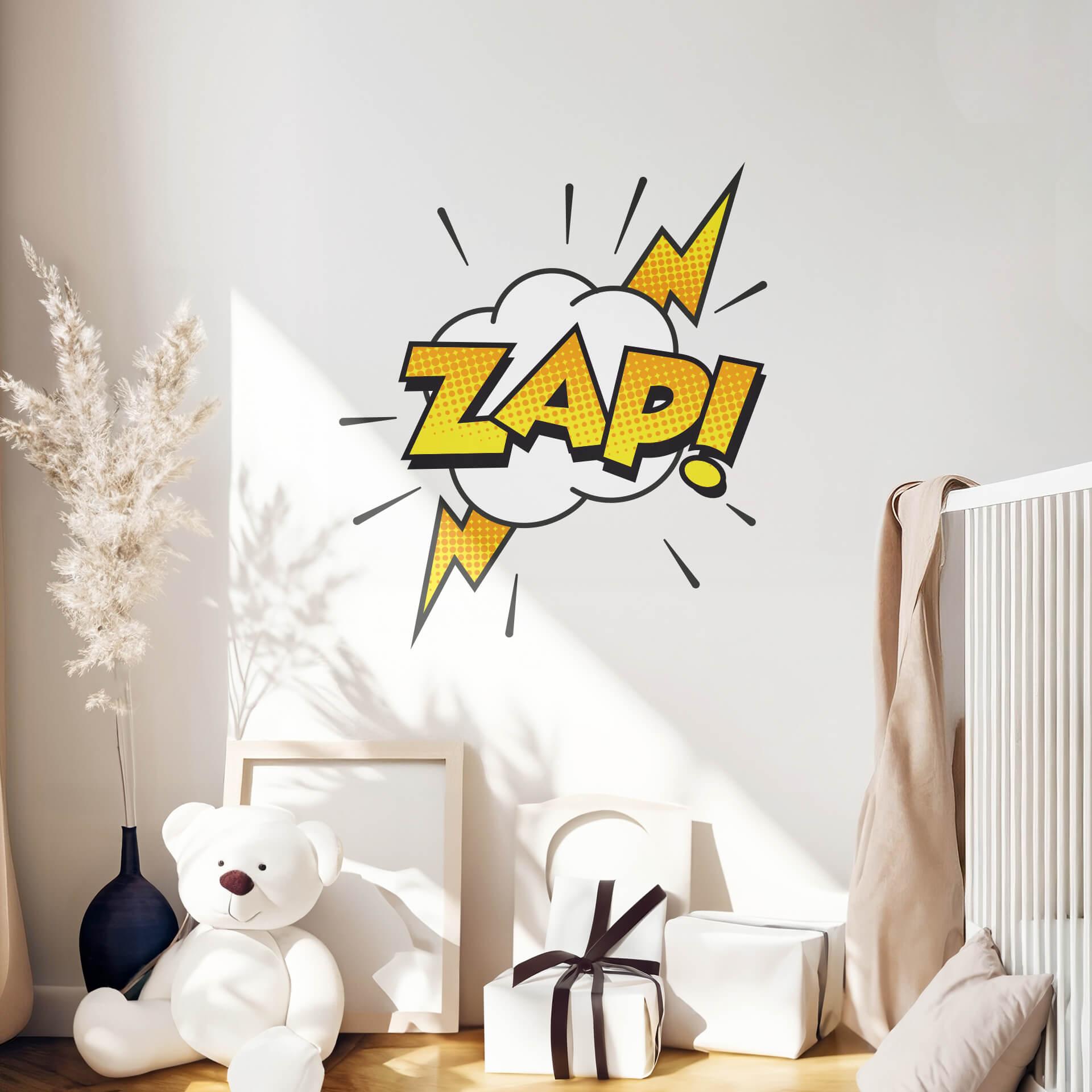 Wallsticker -  Comic Soundeffect - Zap!
