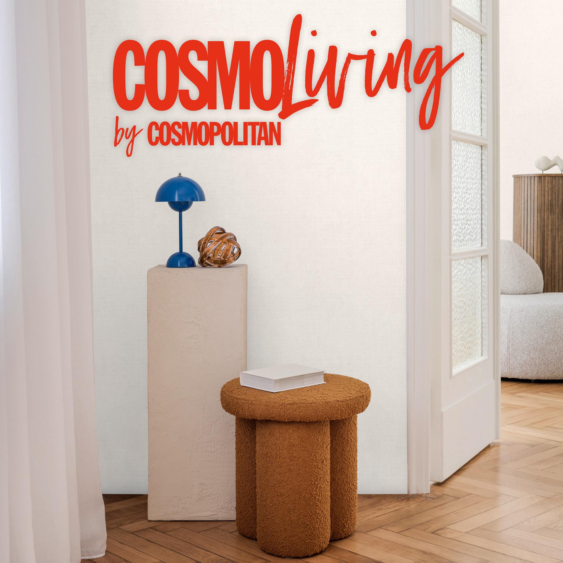 COSMOPOLITAN Ikke-vævet tapet hvid - moderne tapet til stue soveværelse køkken