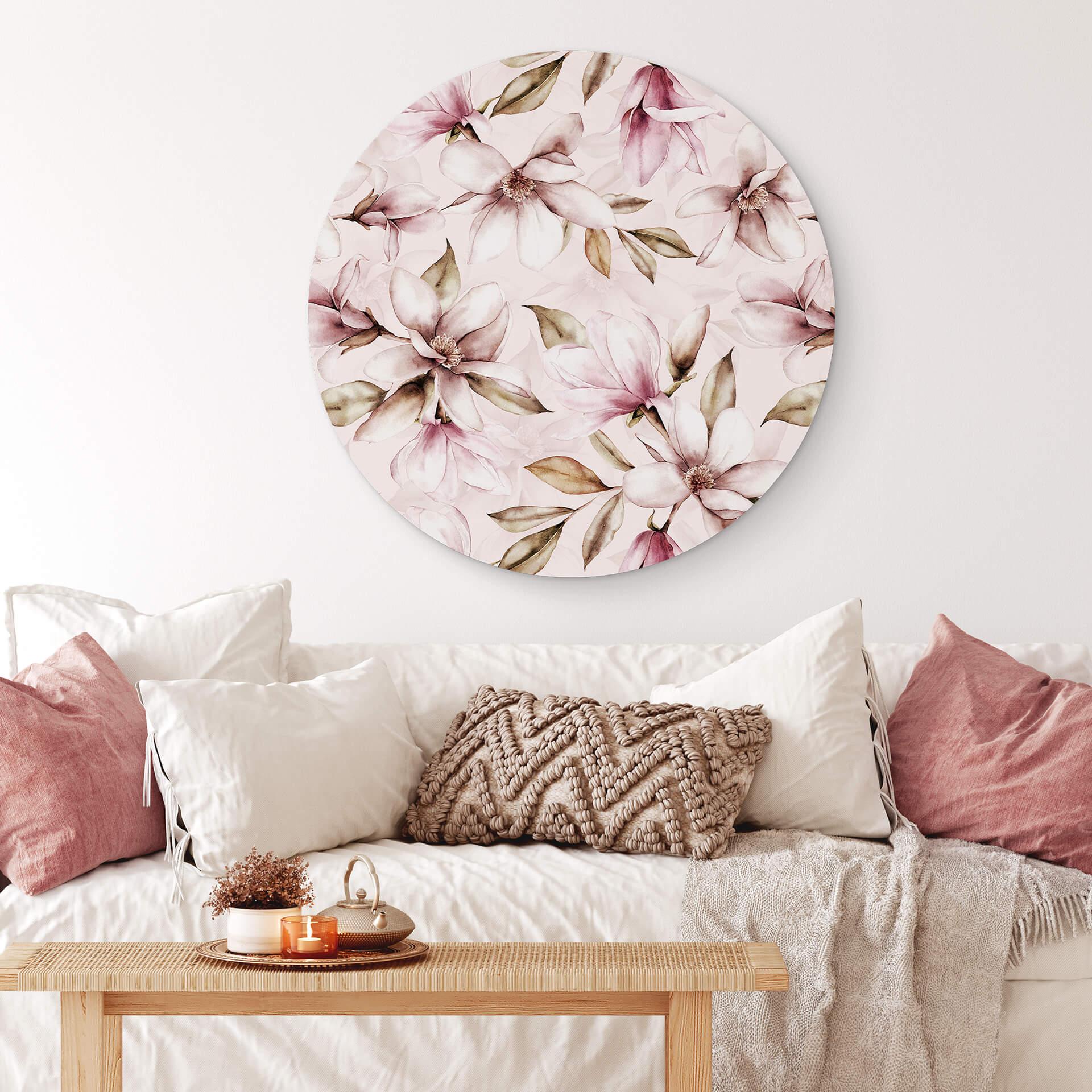 Alu-Dibond UN Designs - Soft Magnolia - tondo