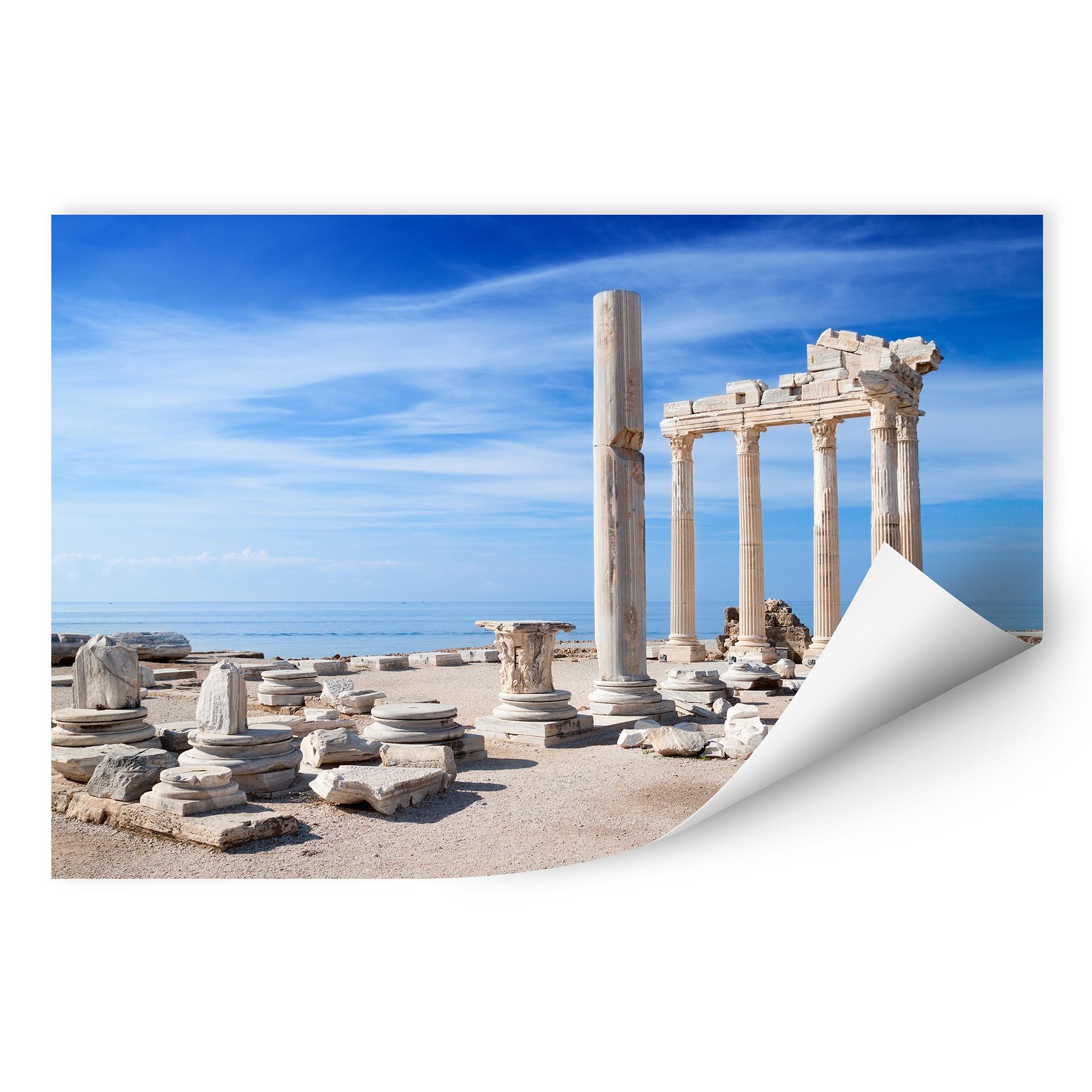 Muurprints Ruine in Side