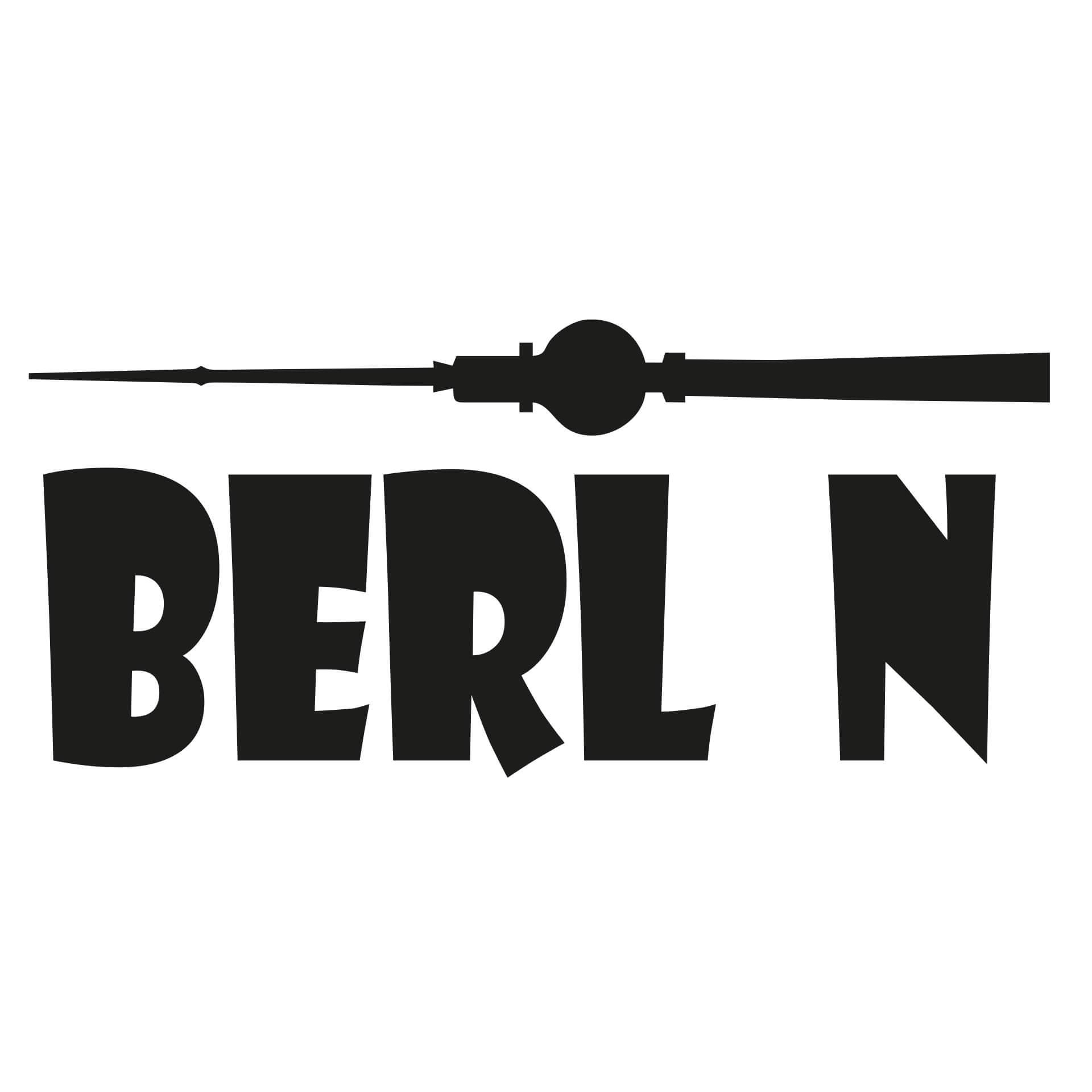 Wandtattoo Berlin Schriftzug