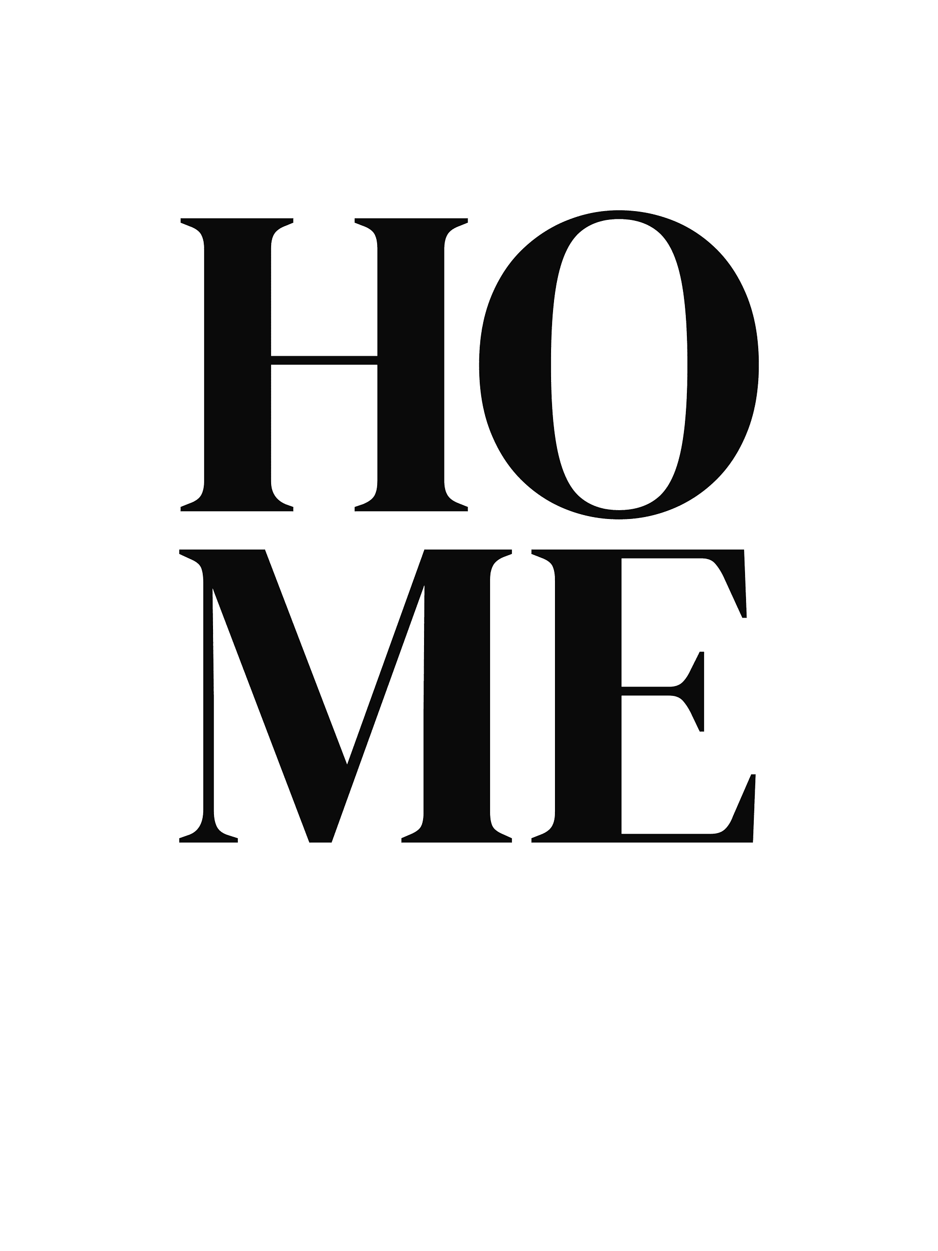 Poster Home + Gepersonaliseerde Tekst