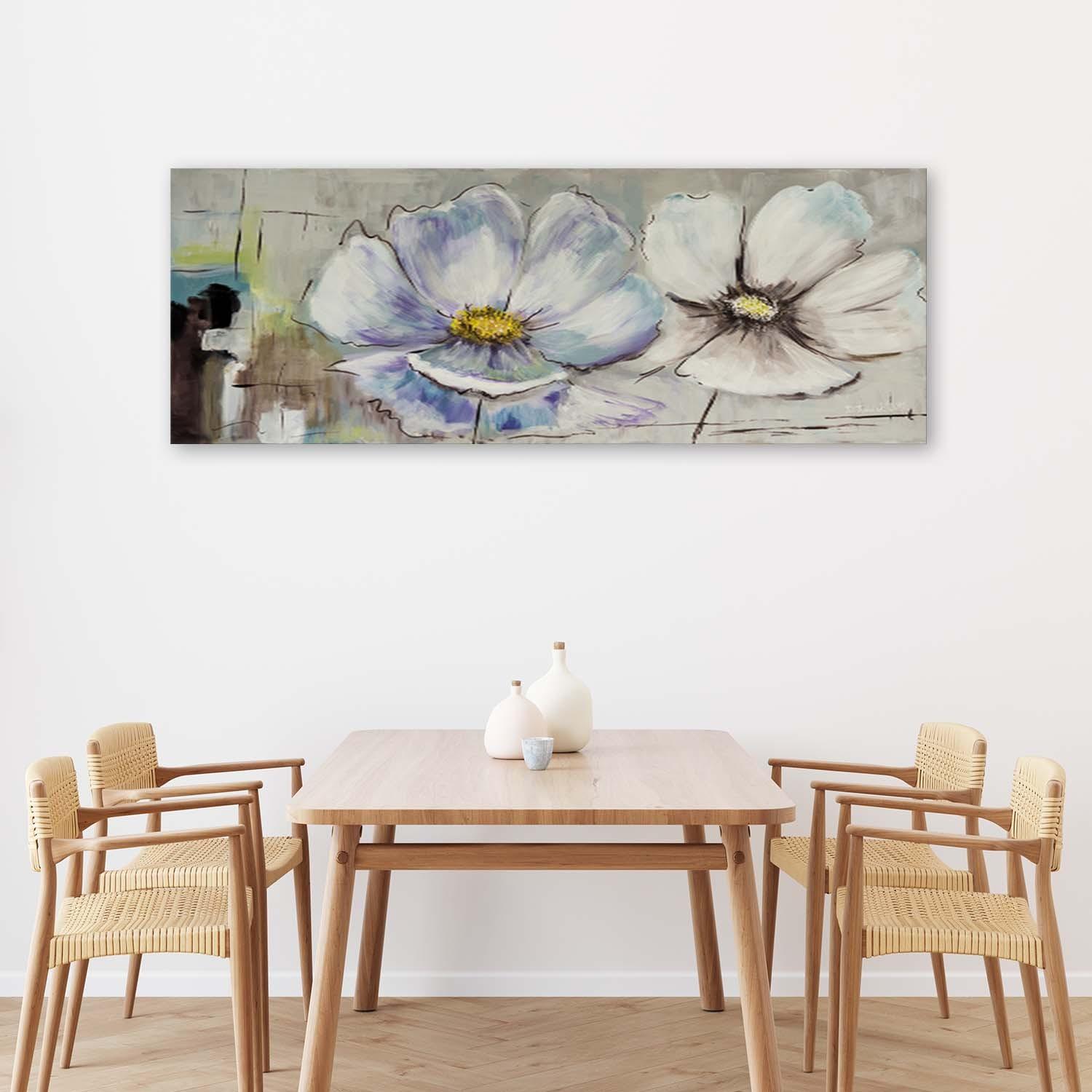 Canvasbillede, Akvarel blomster