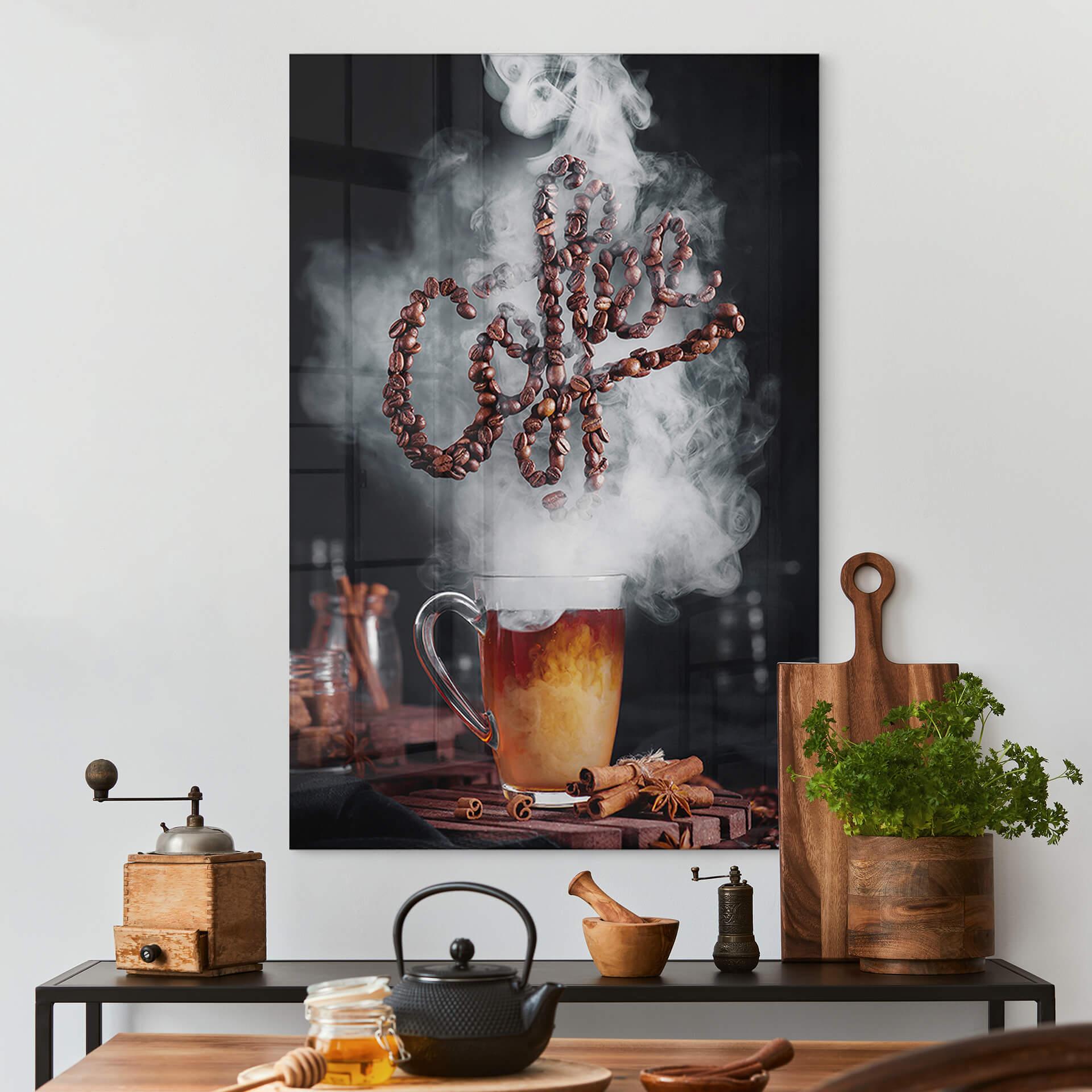 Acrylglasbild Belenko - Kaffeeduft