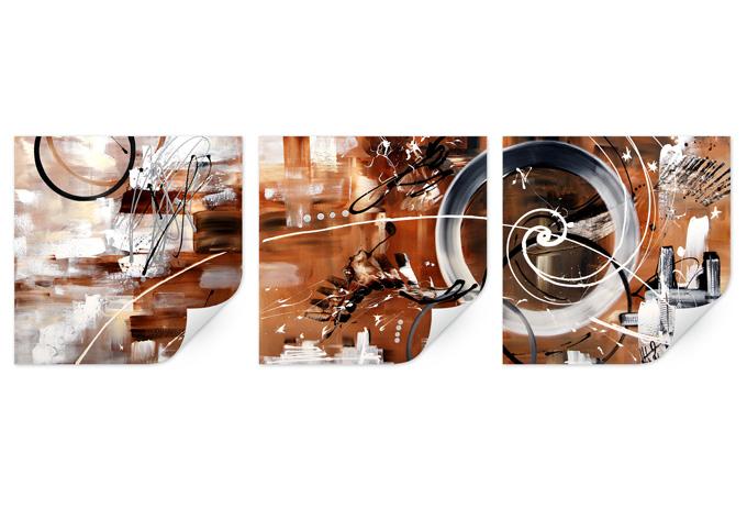 Zelfklevende Poster  - Fedrau - Circles