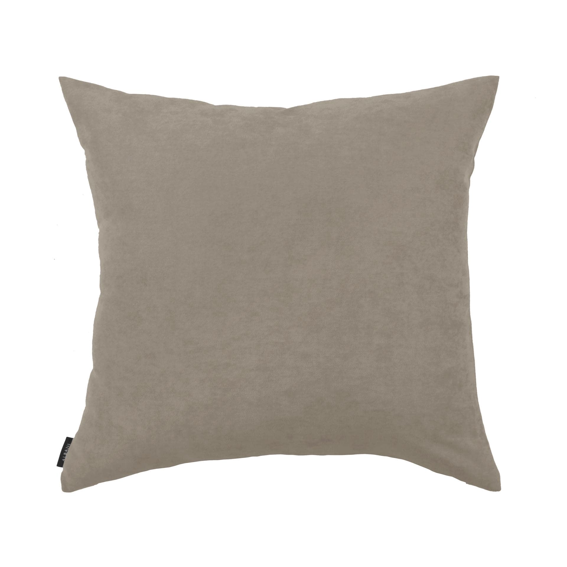 Uni Kissenhülle in taupe in 40x40 cm