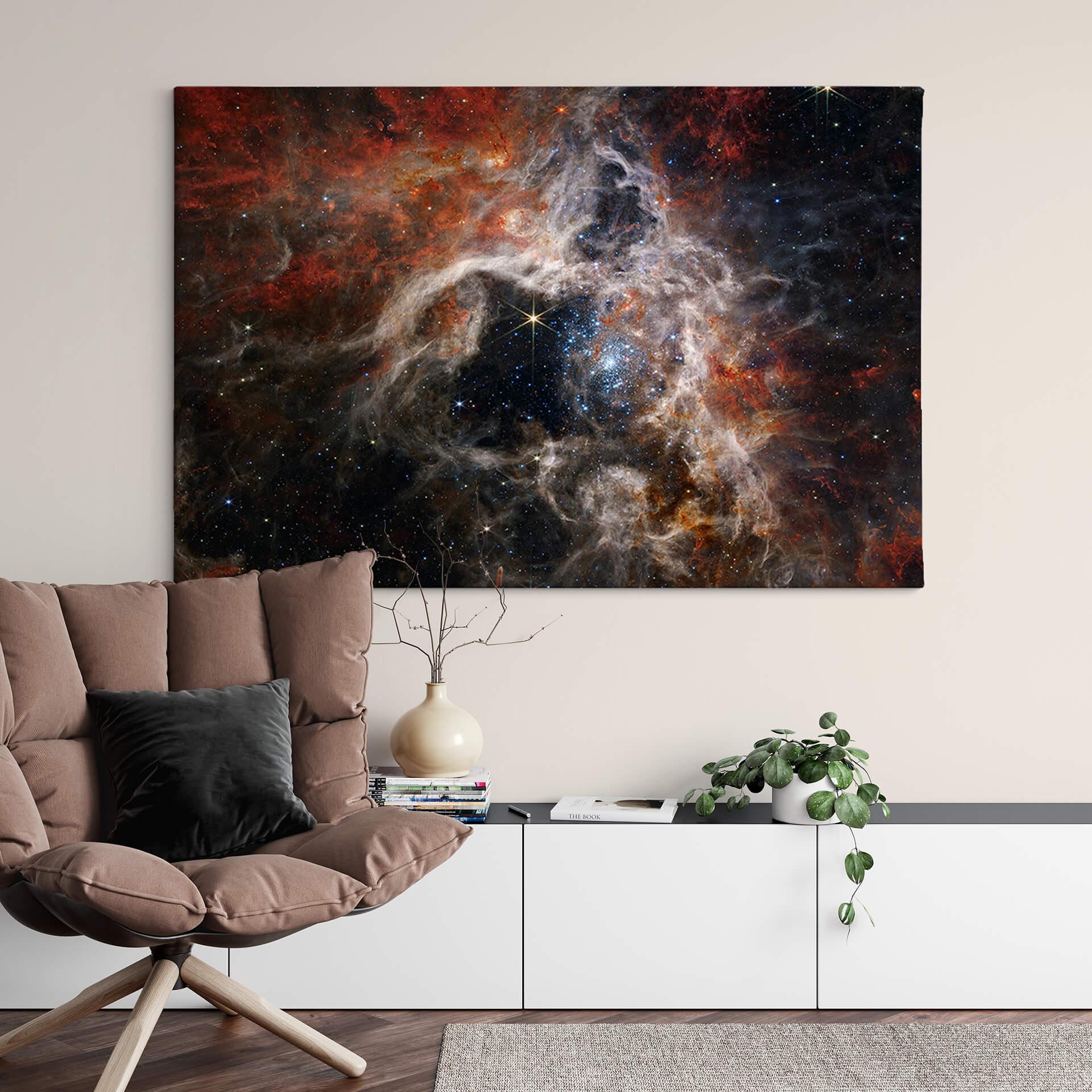 Canvas James Webb Telescoop - Tarantula Nebula