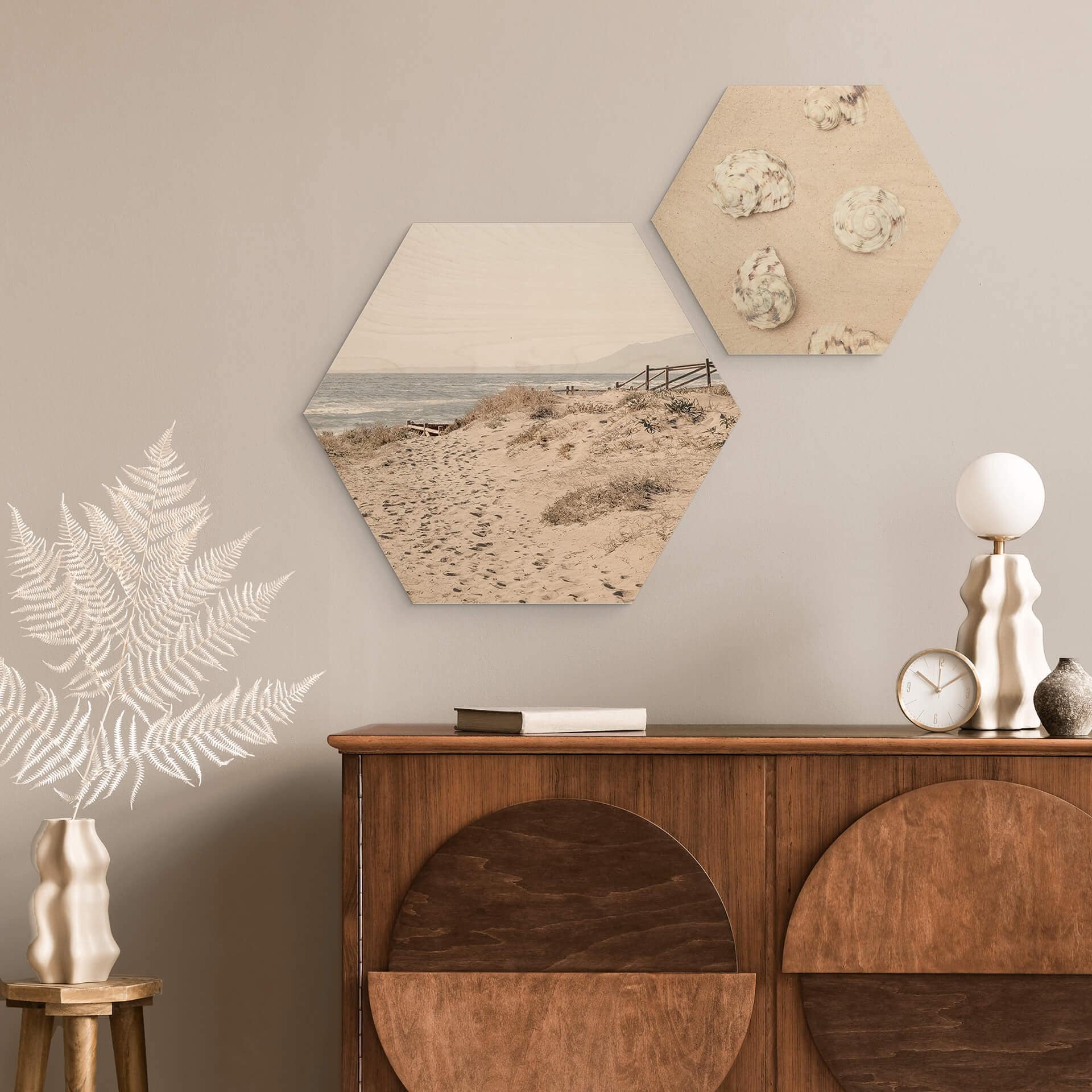 Hexagon Hout 1X Studio - in de Duinen