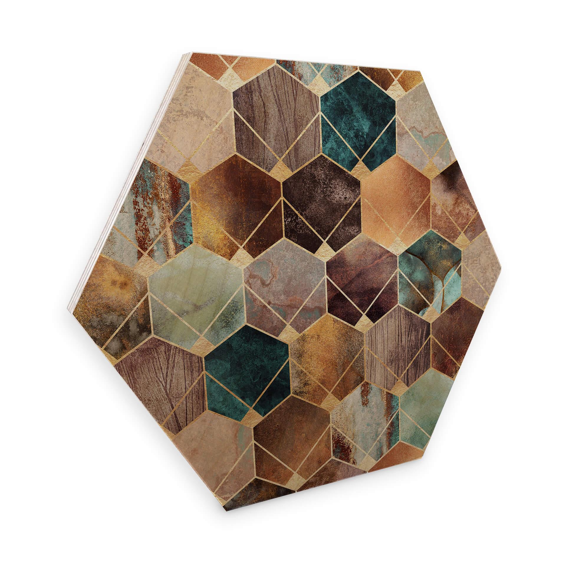 Hexagon - Hout - Fredriksson - Gold