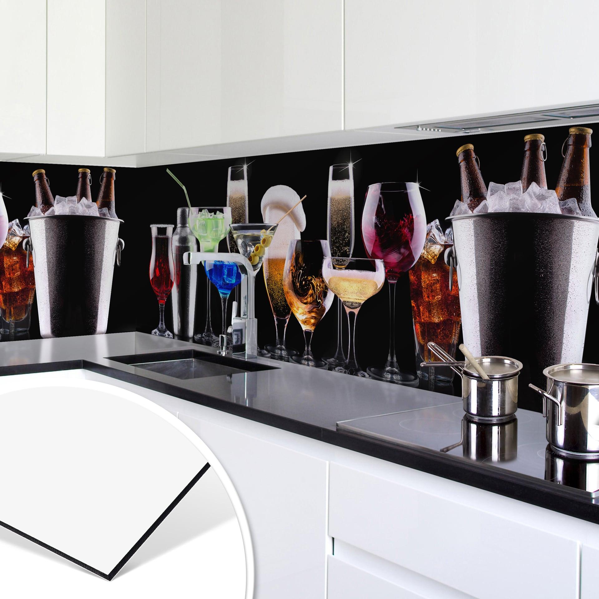 Revêtement pour cuisine - Alu-Dibond - Cocktail Feeling