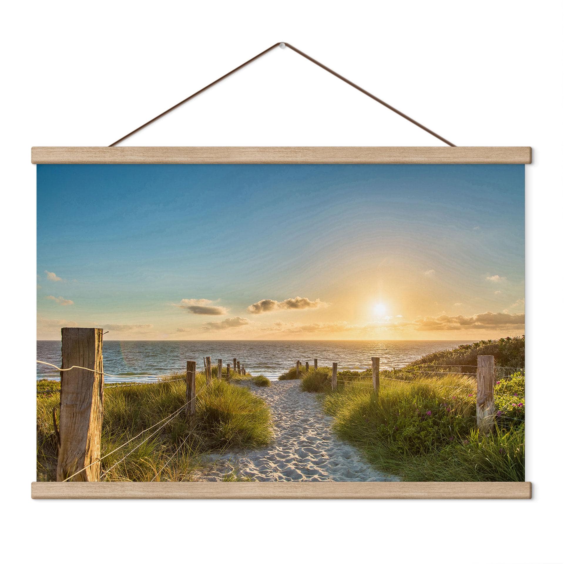 Textielposter Zonsondergang