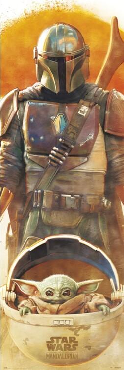 Filmplakat Star Wars: The Mandalorian, plakat (53 x 158 cm)