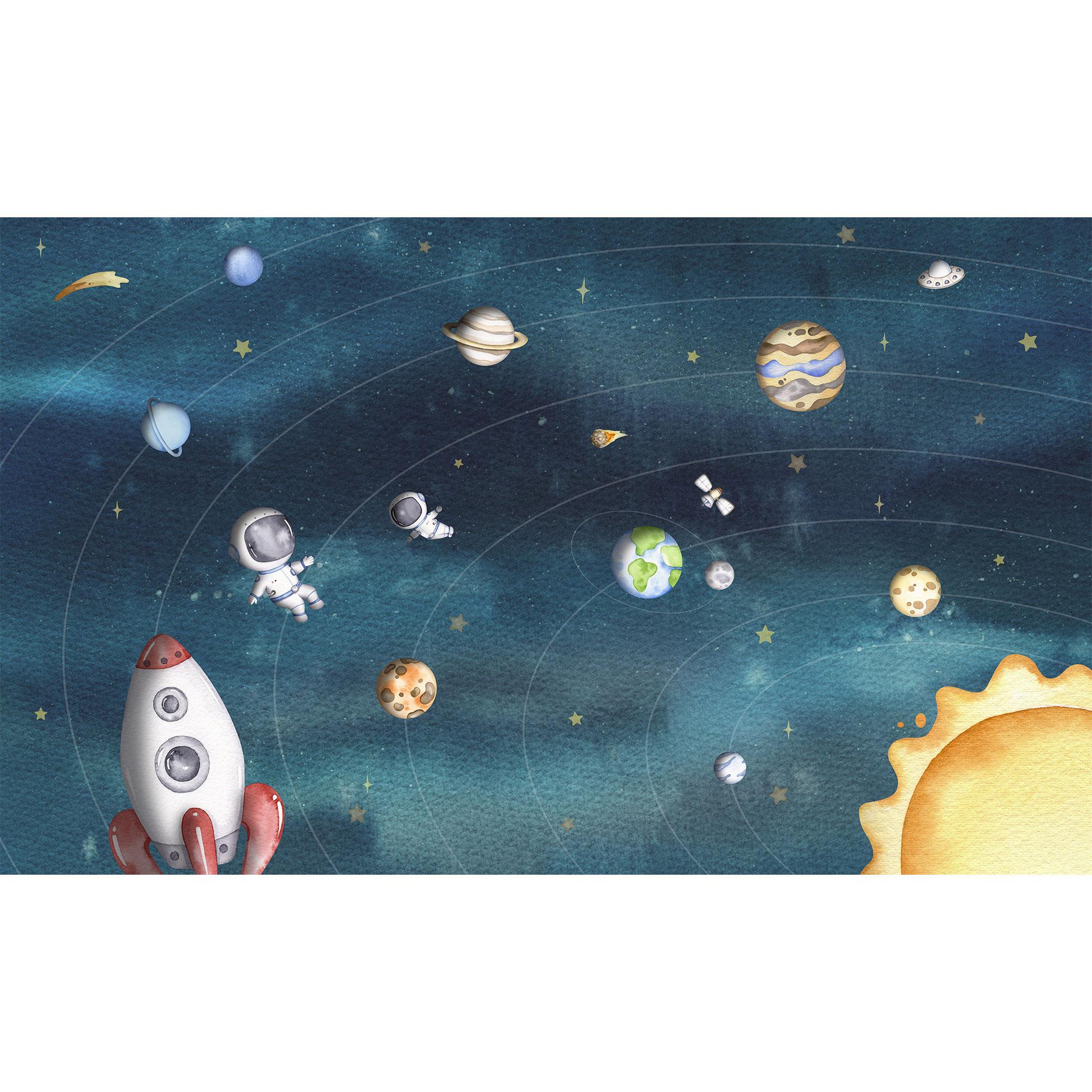 Fotobehang Ruimteavontuur met astronauten - Oliver Robins