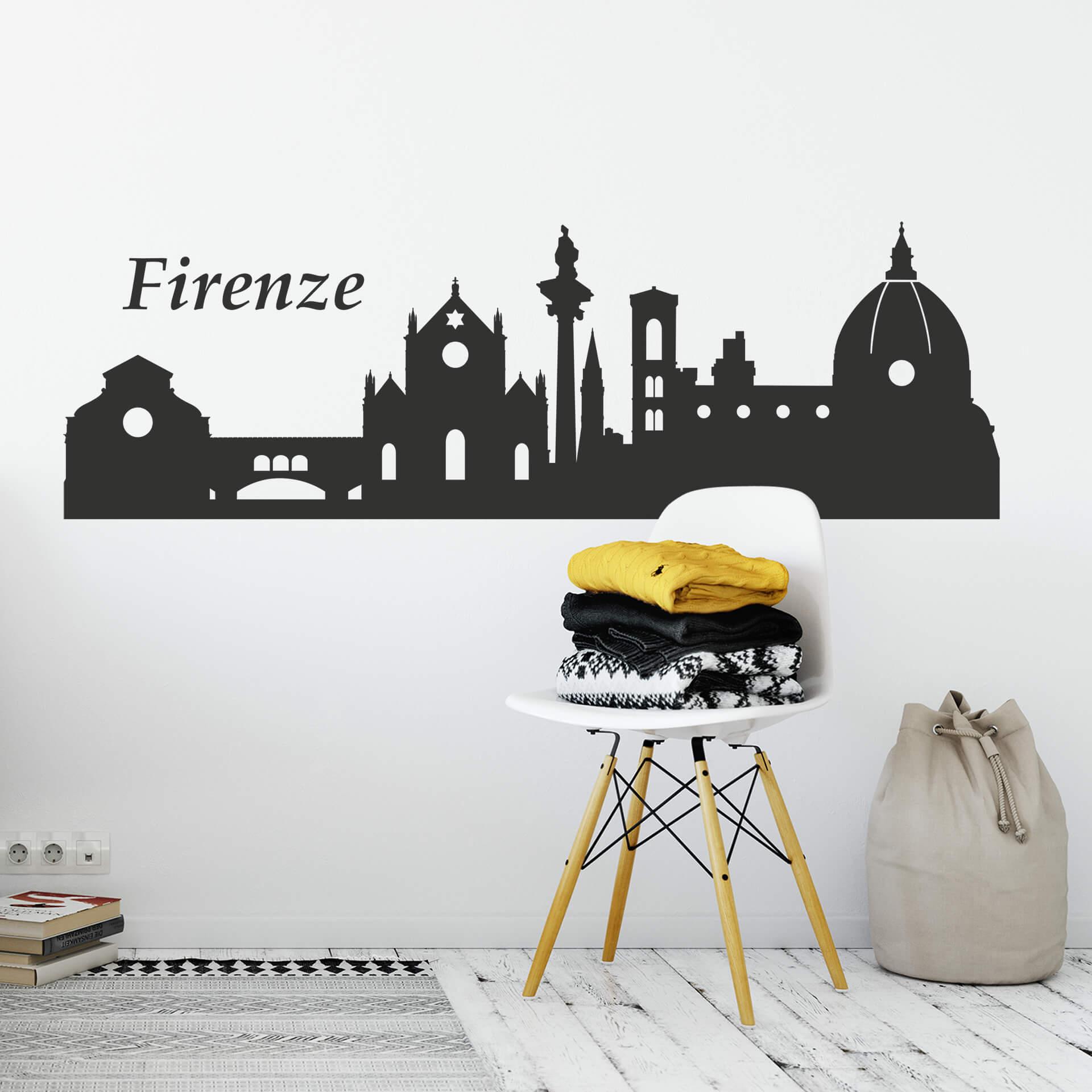 Wandtattoo Skyline Firenze (Florenz)