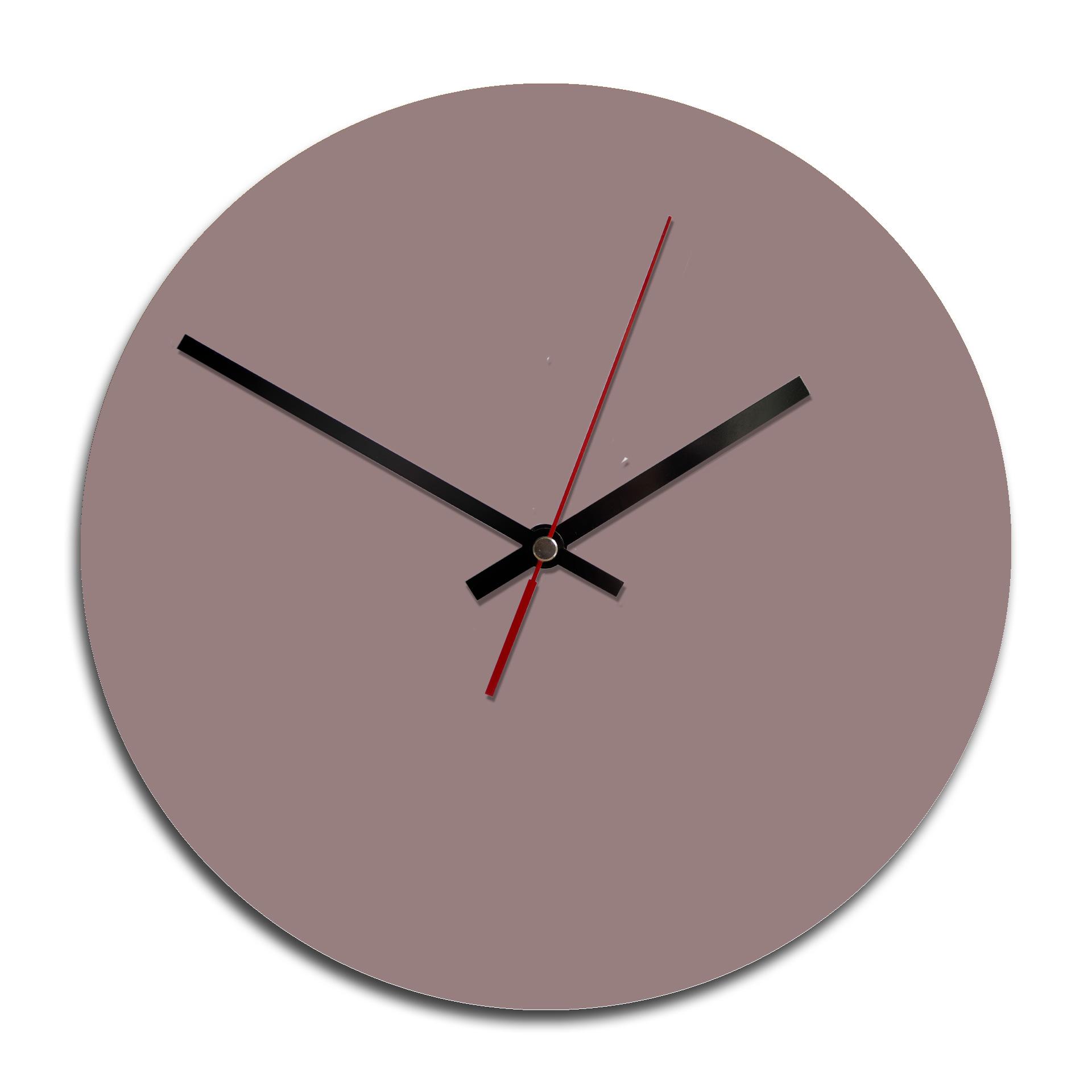 Horloge murale en bois - Lykke mauve