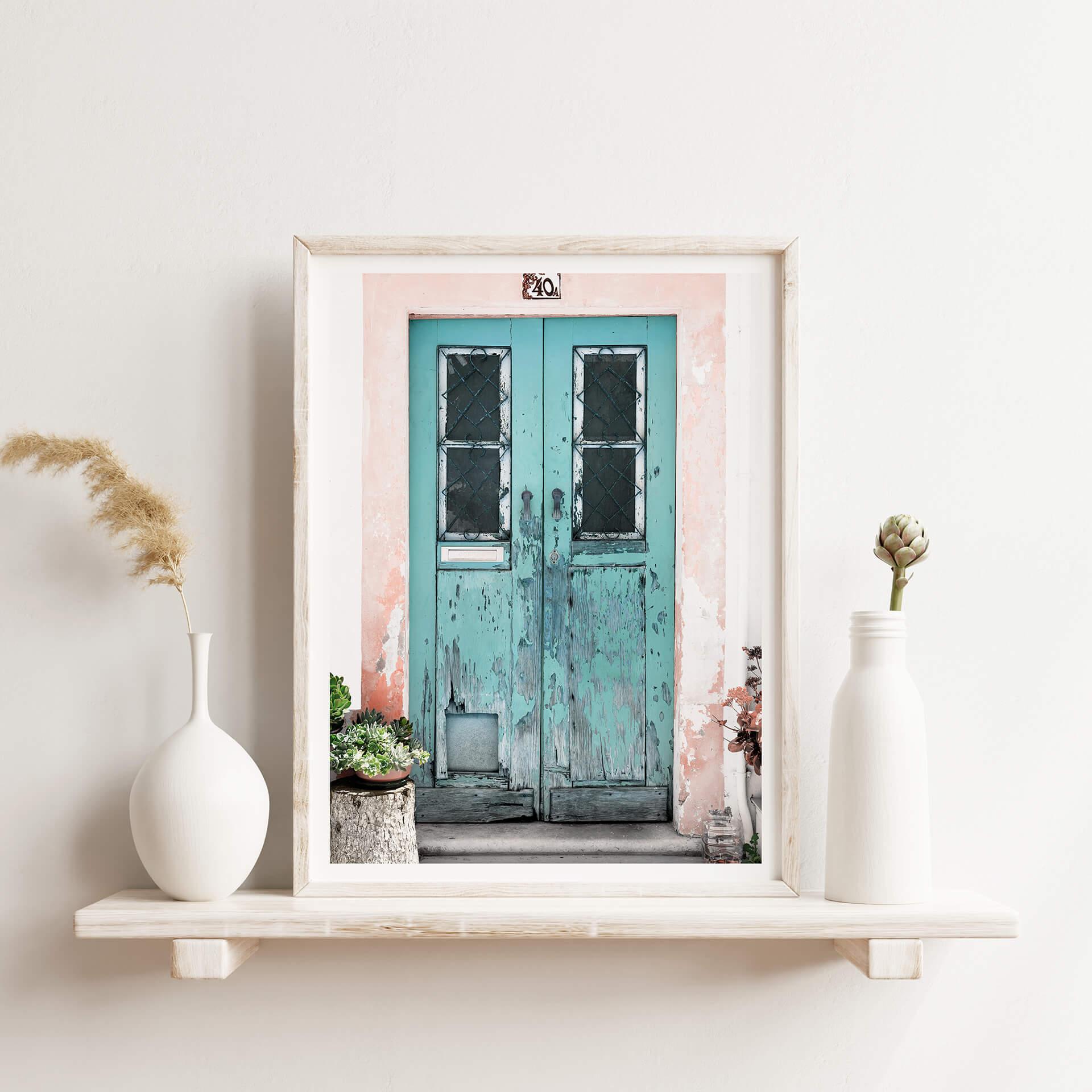Plakat - Hugonnard - Blue Door in Portugal