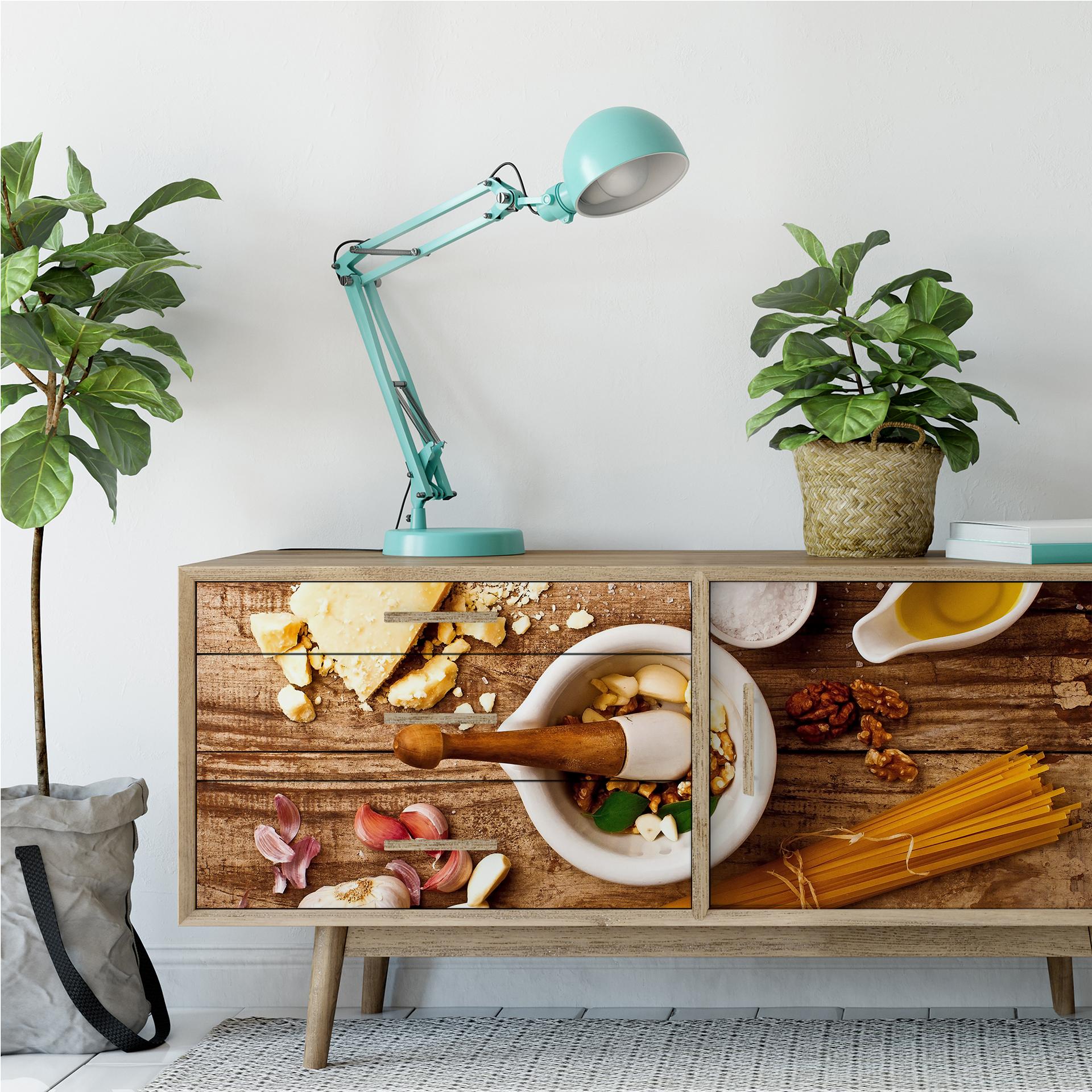 Wallprint Laercio - Pesto Rezept - Panorama