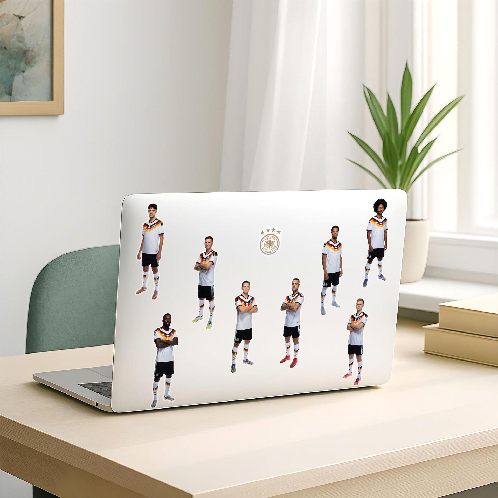 DFB Sticker Spieler WM 2026, Wandtattoo Bogen 02
