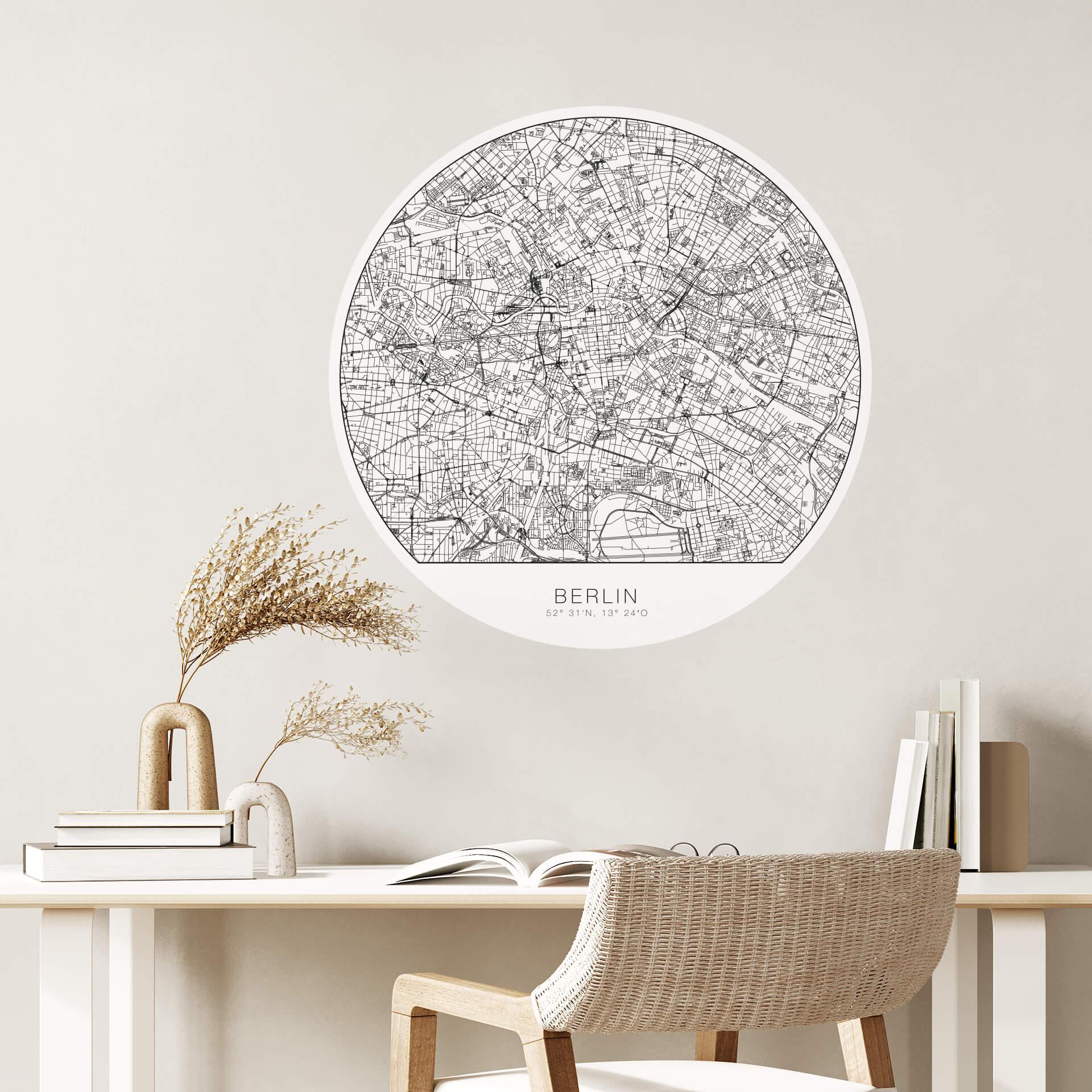 Muursticker rond - Berlijn