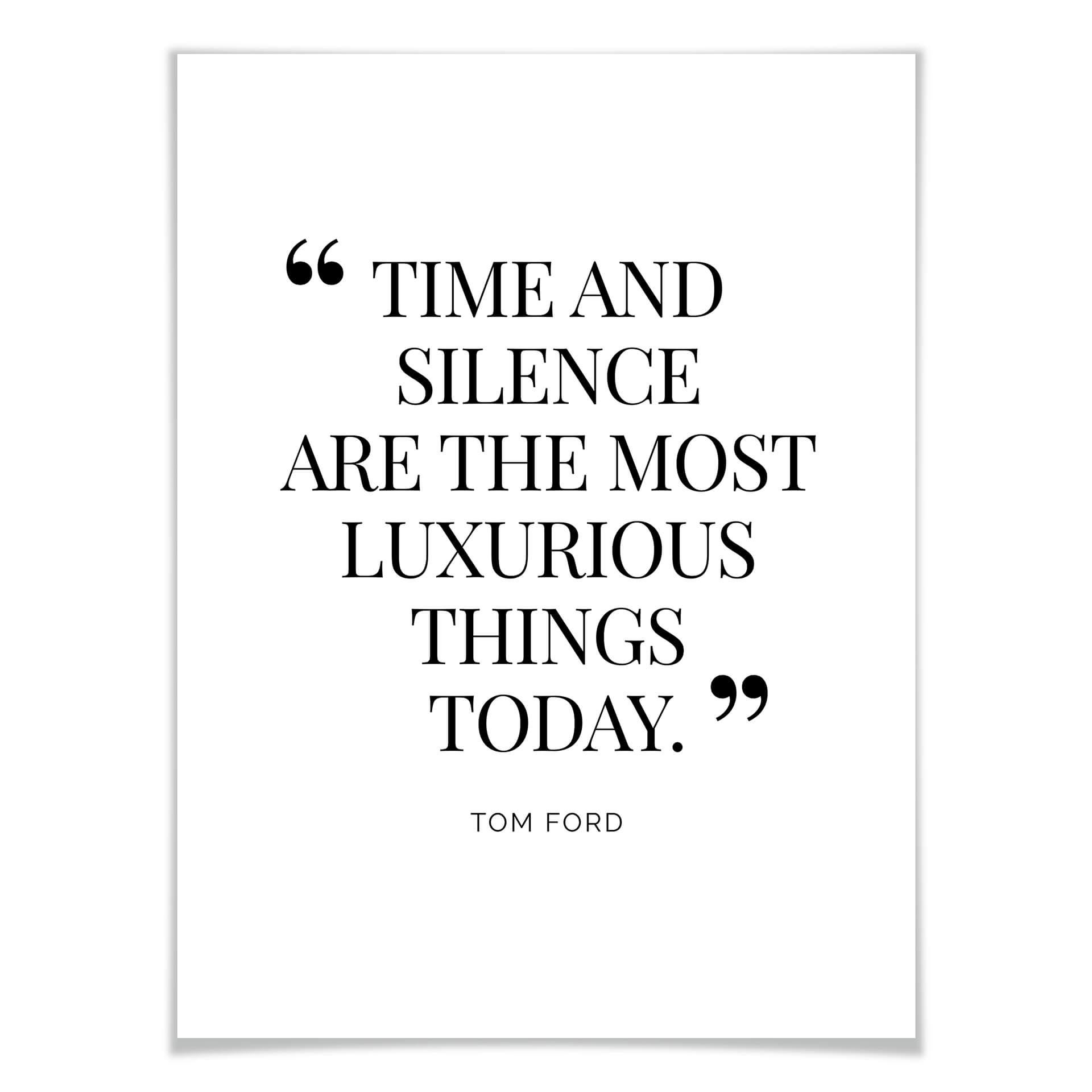 Plakat - Time and Silence