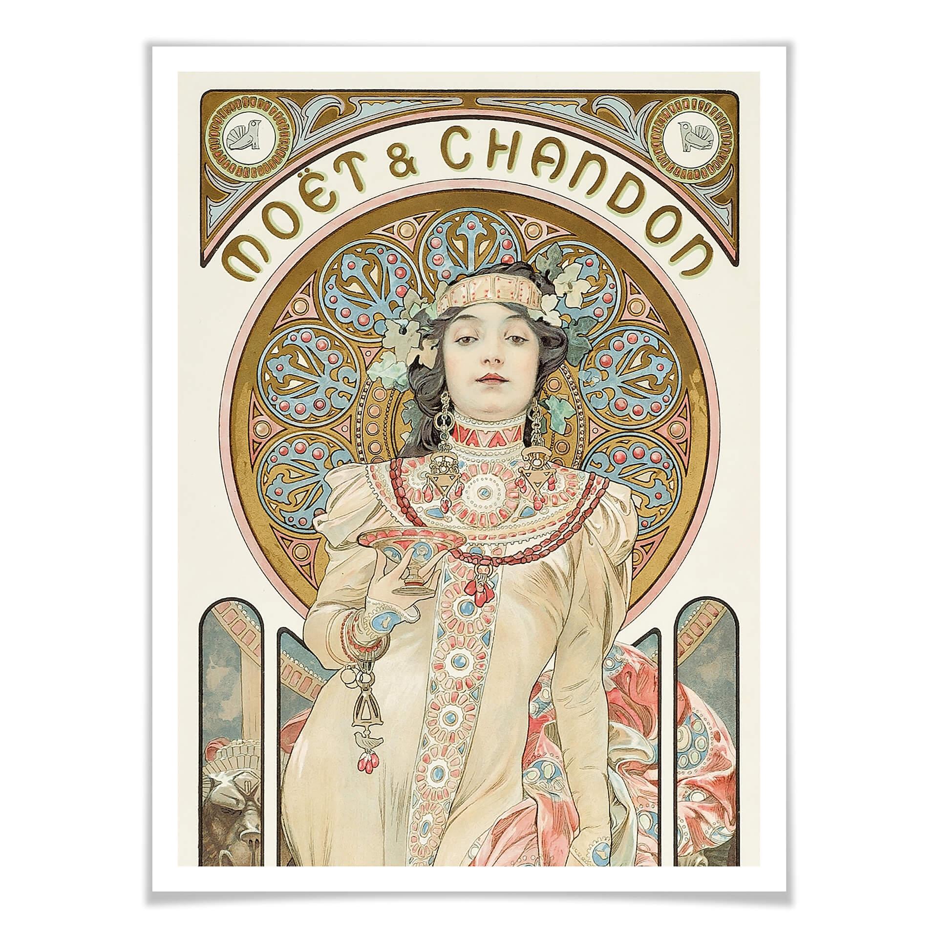 Plakat Mucha - Moët and Chandon: Dry Imperial
