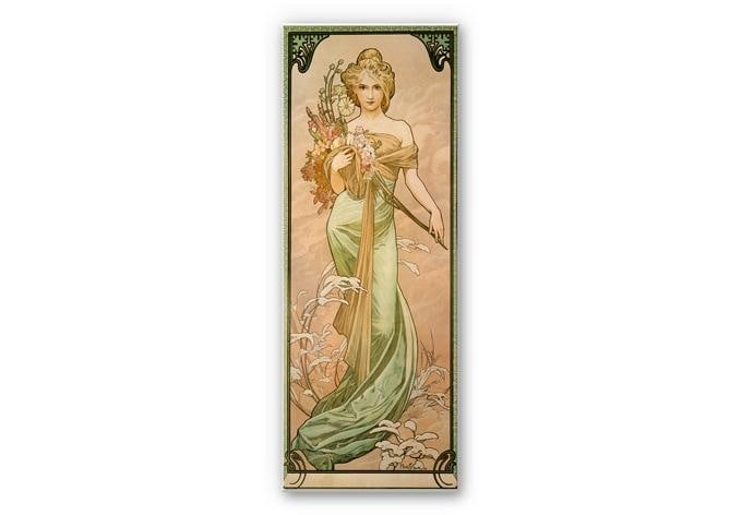 Tableau Forex - Mucha - Saisons : le printemps