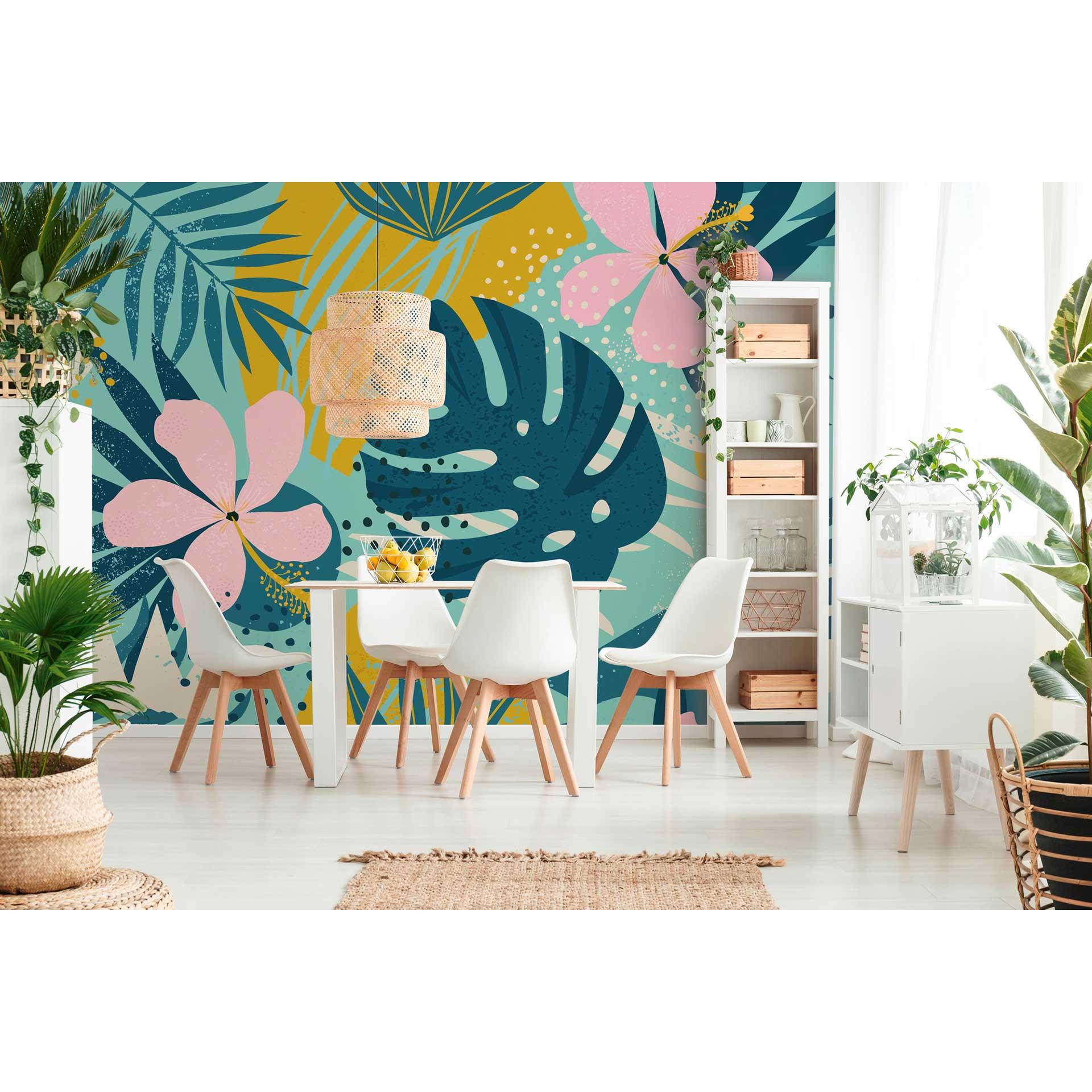 Livingwalls Fotobehang ARTist Jungle Plants