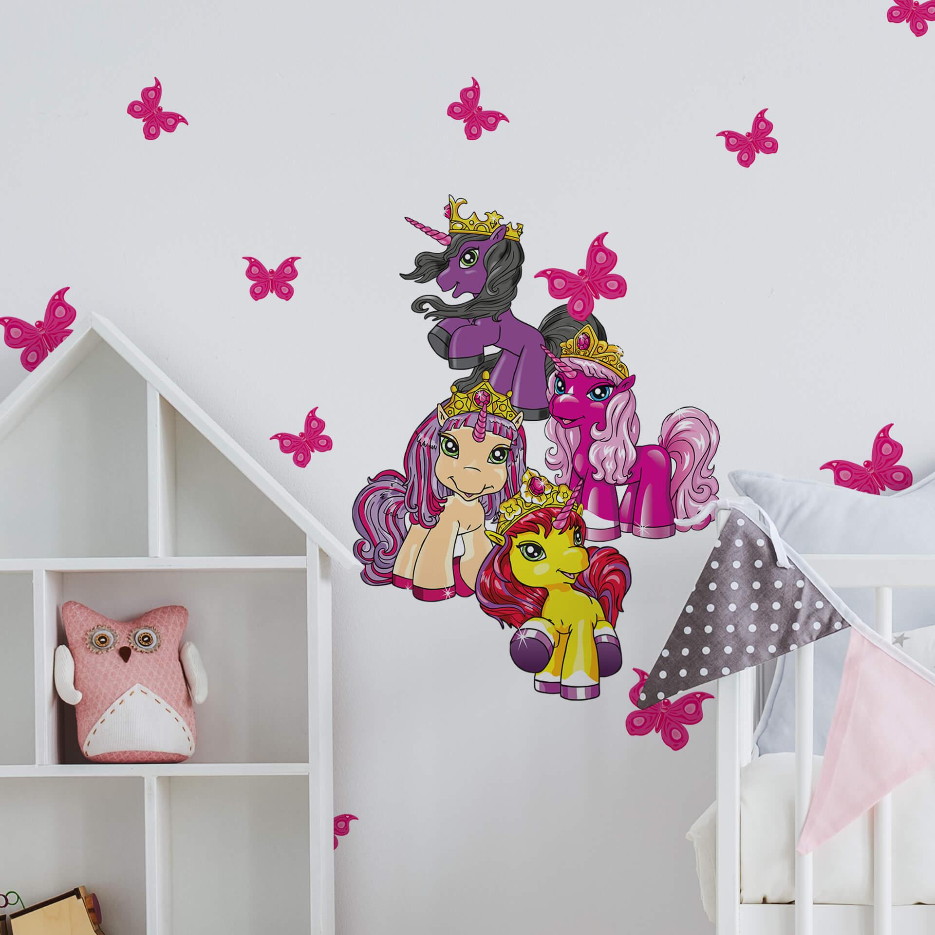 Wallsticker Filly Unicorn Beauty Sæt
