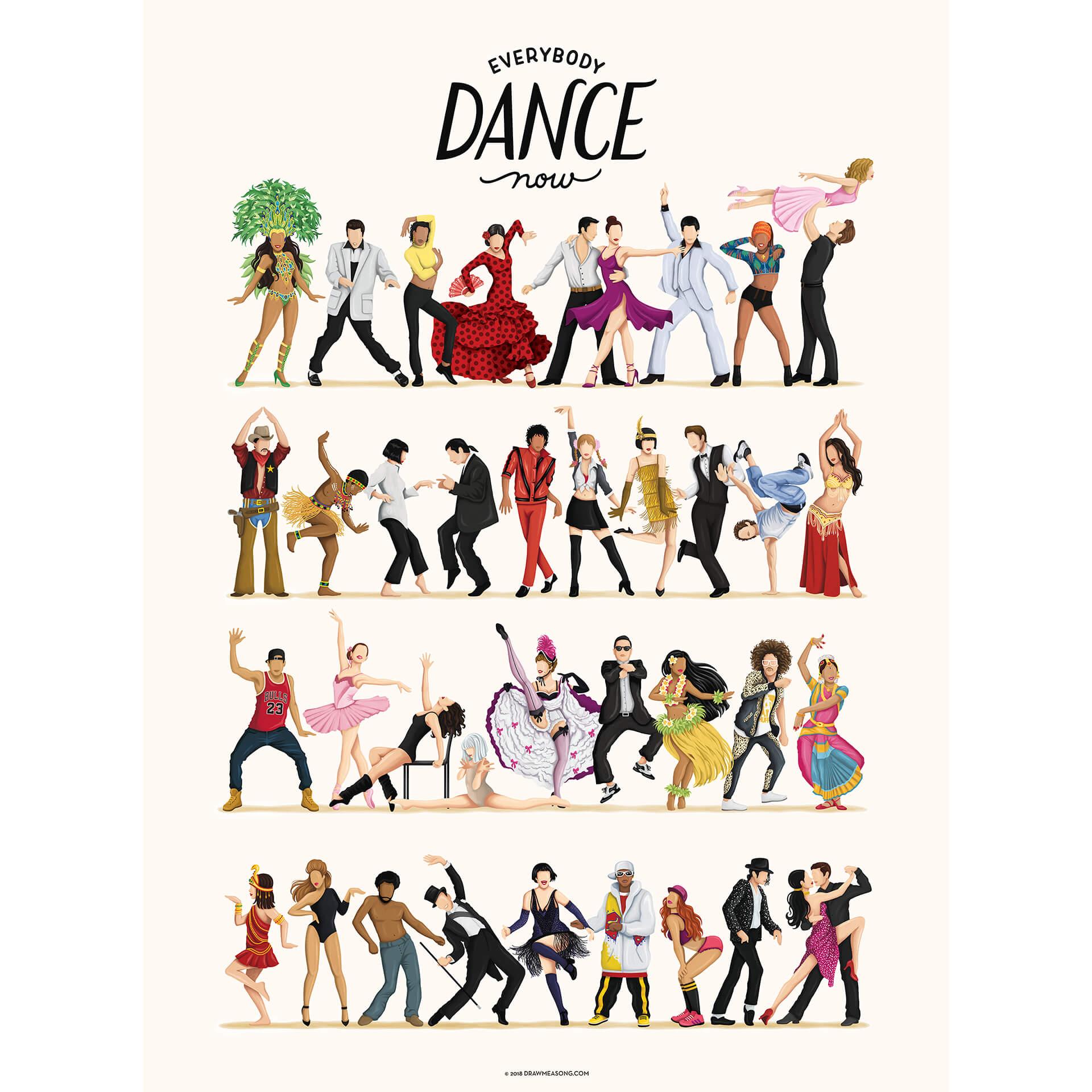 Fotobehang Tohmé - Dance Final