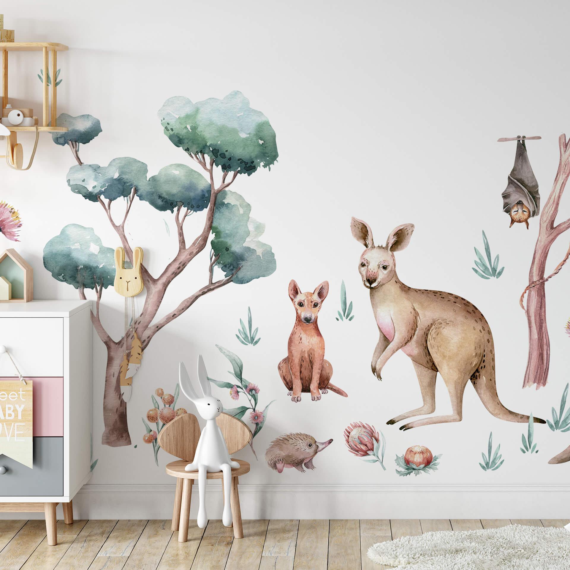Muursticker set Australian Nature (15-delig)
