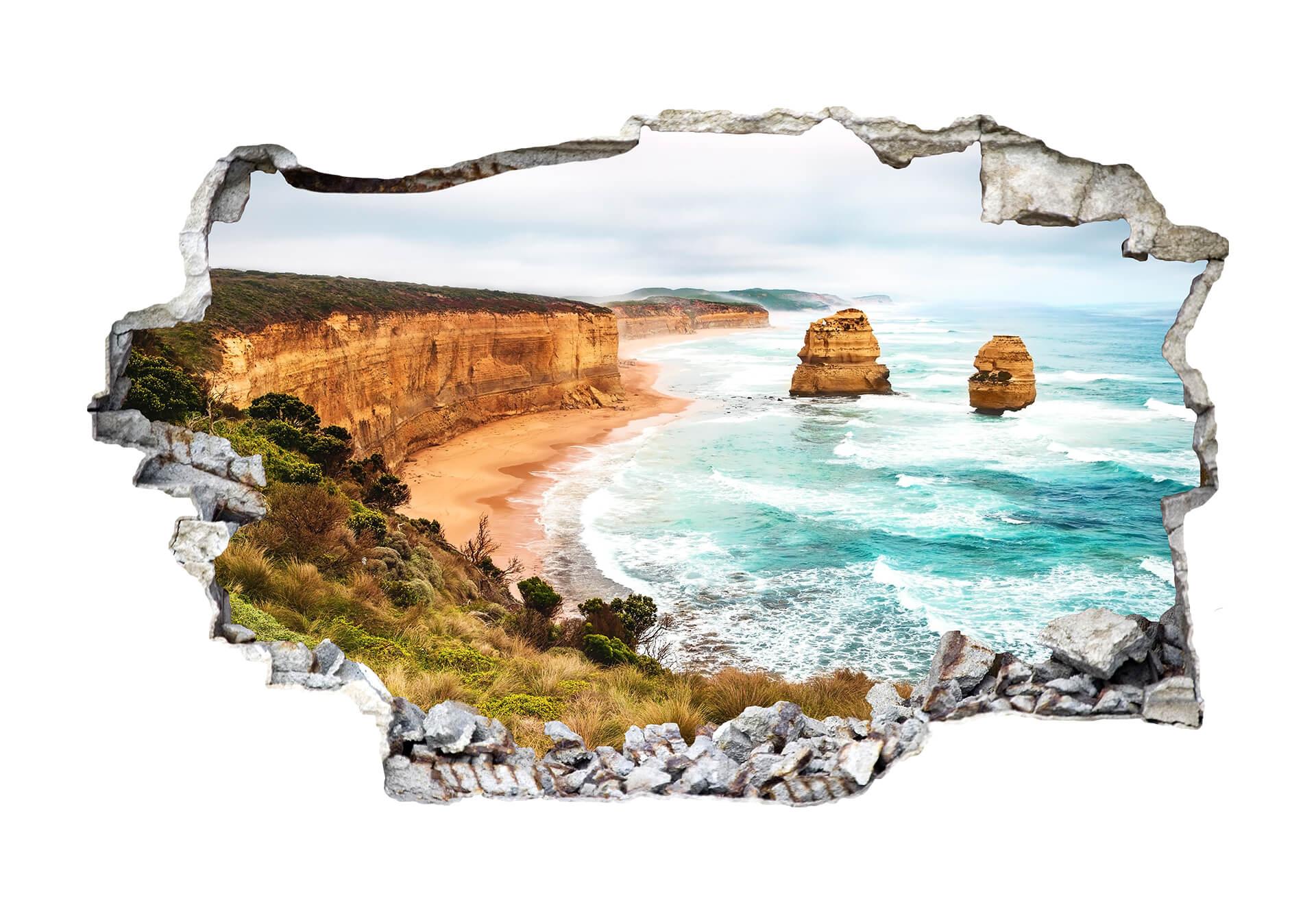 Adesivo 3D - Cliff Rocks