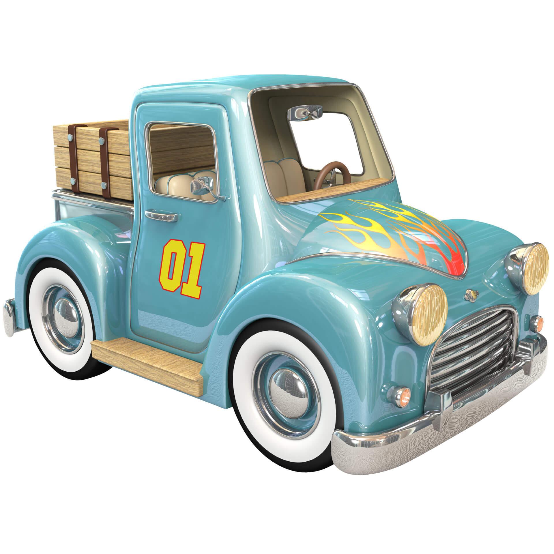 Wandtattoo - Michel Agullo - PickUp blau