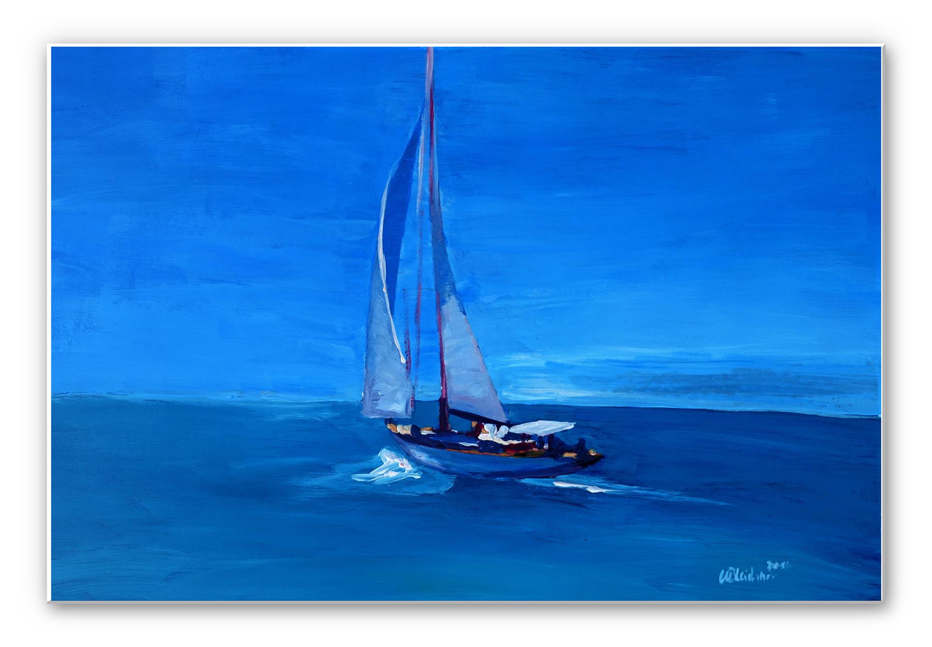 Wanddecoratie Bleichner - Sailing into the Blue