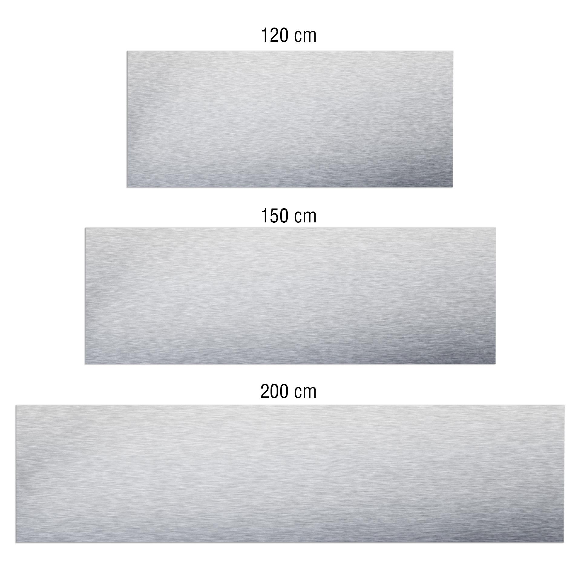 Keukenachterwand - Alu-Dibond Zilver