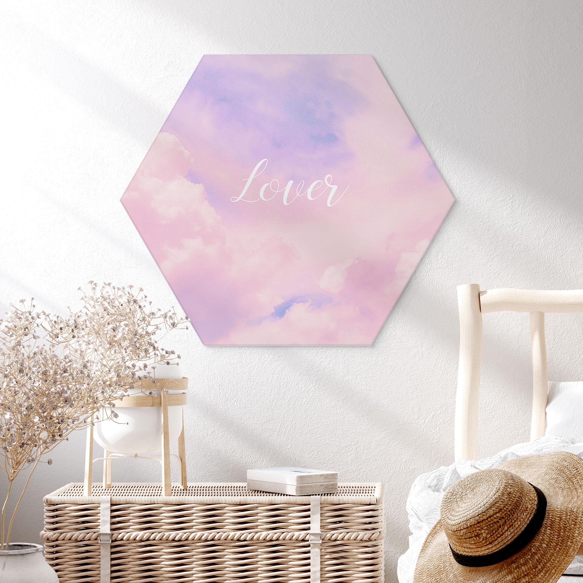 Hexagon Dibond Lover - inspireret af Taylor Swift