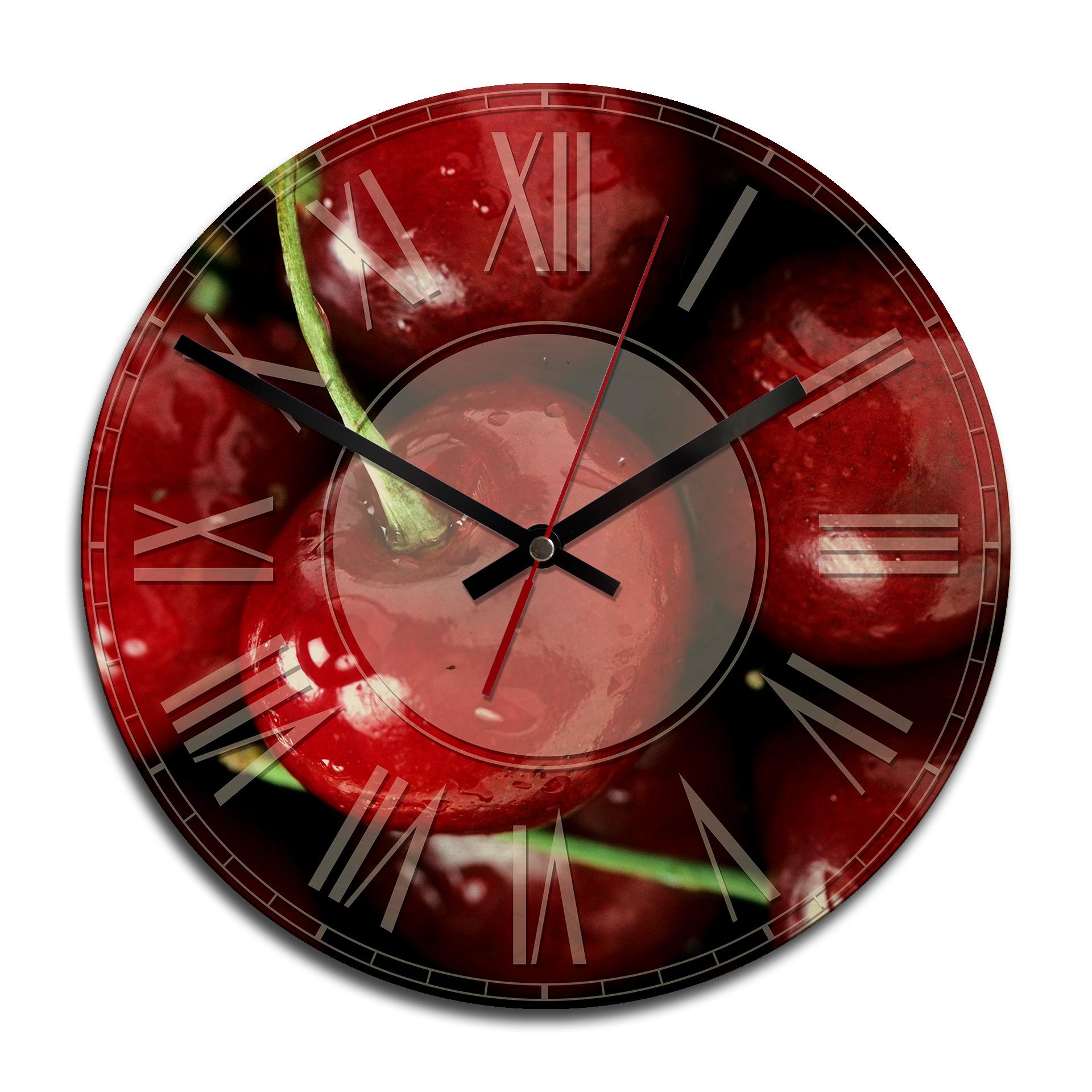 Horloge murale en bois -  Cherry