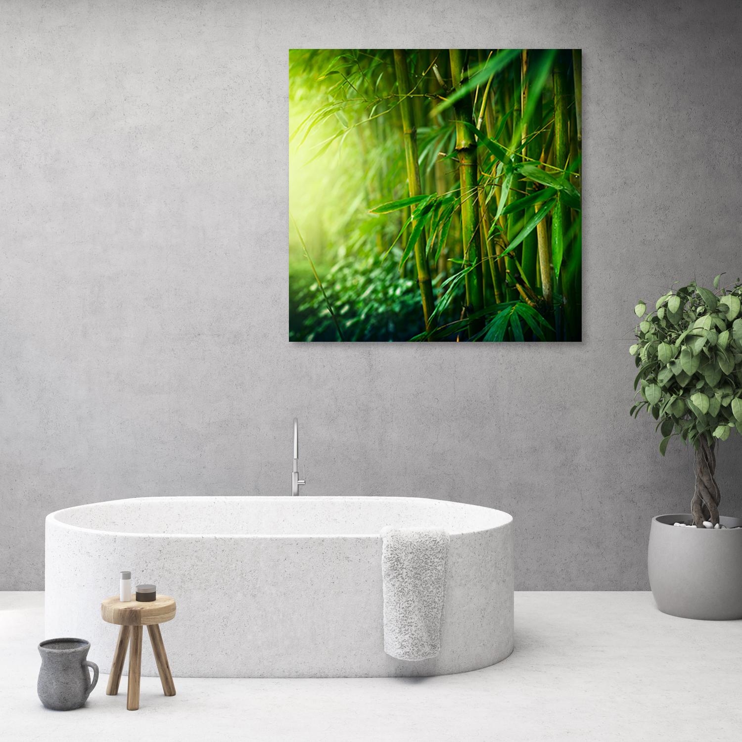 Canvasbillede, jungle bambus planter