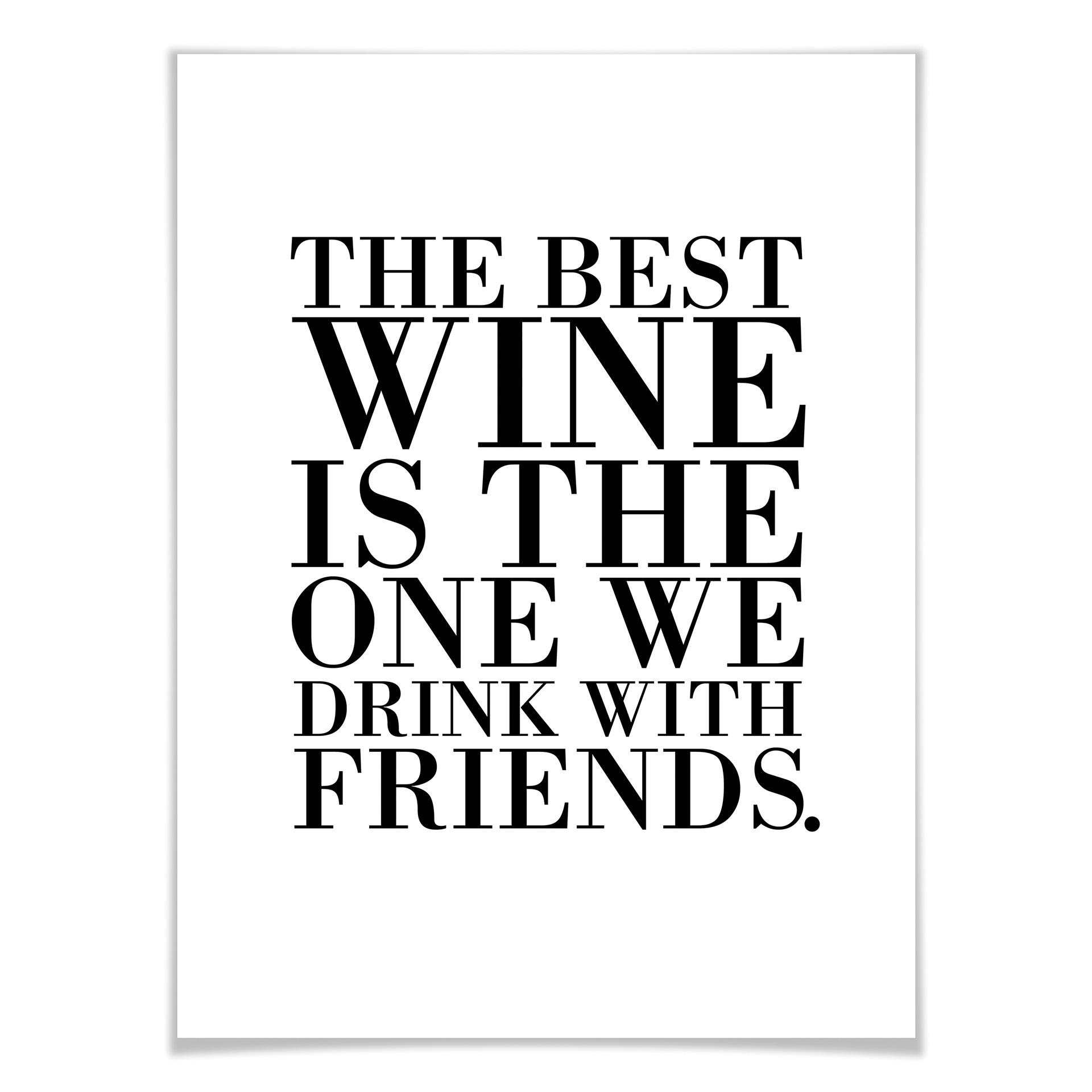 Póster - El mejor vino