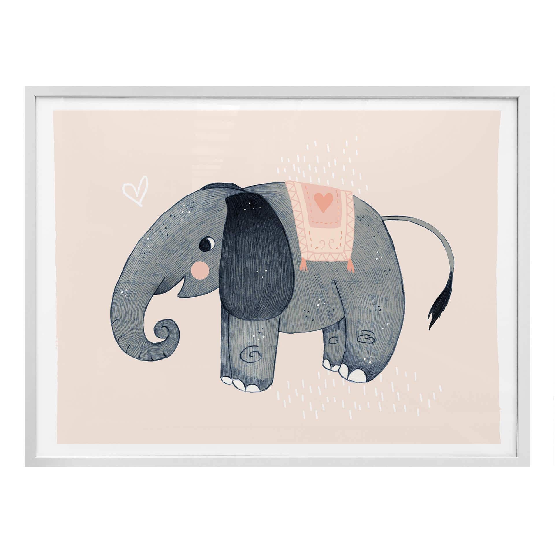 Póster Loske - Elefante