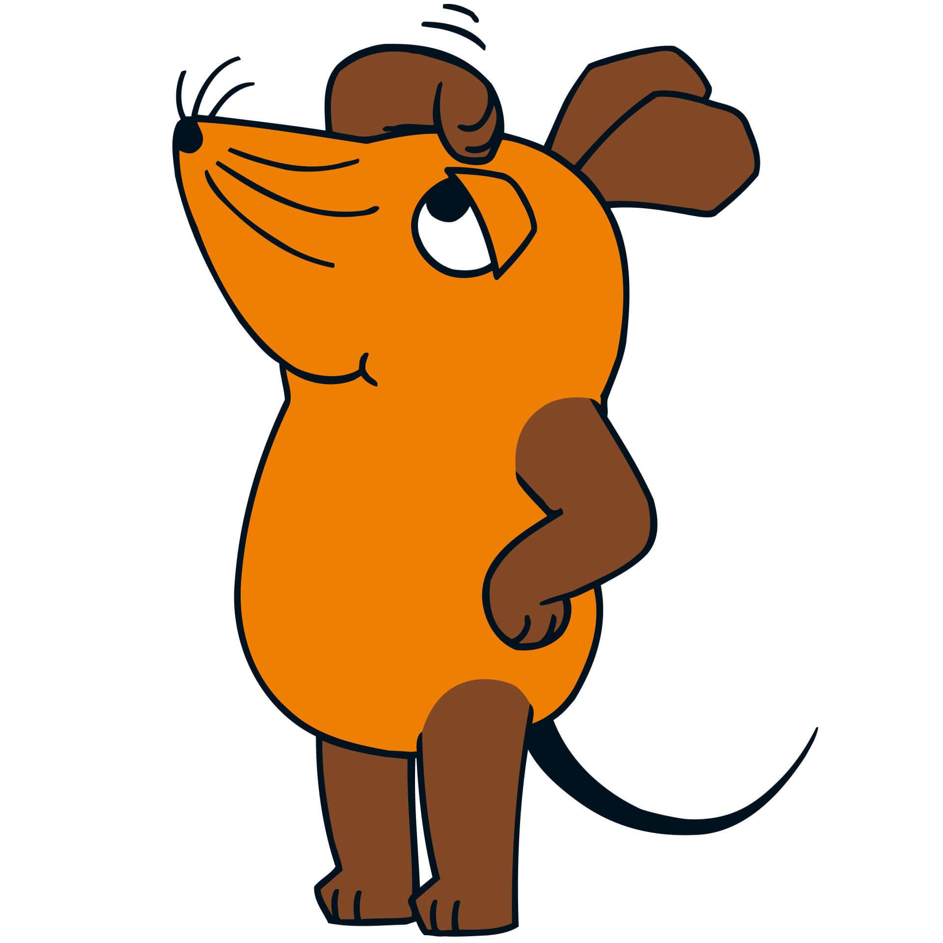Wandtattoo Die Maus guckt