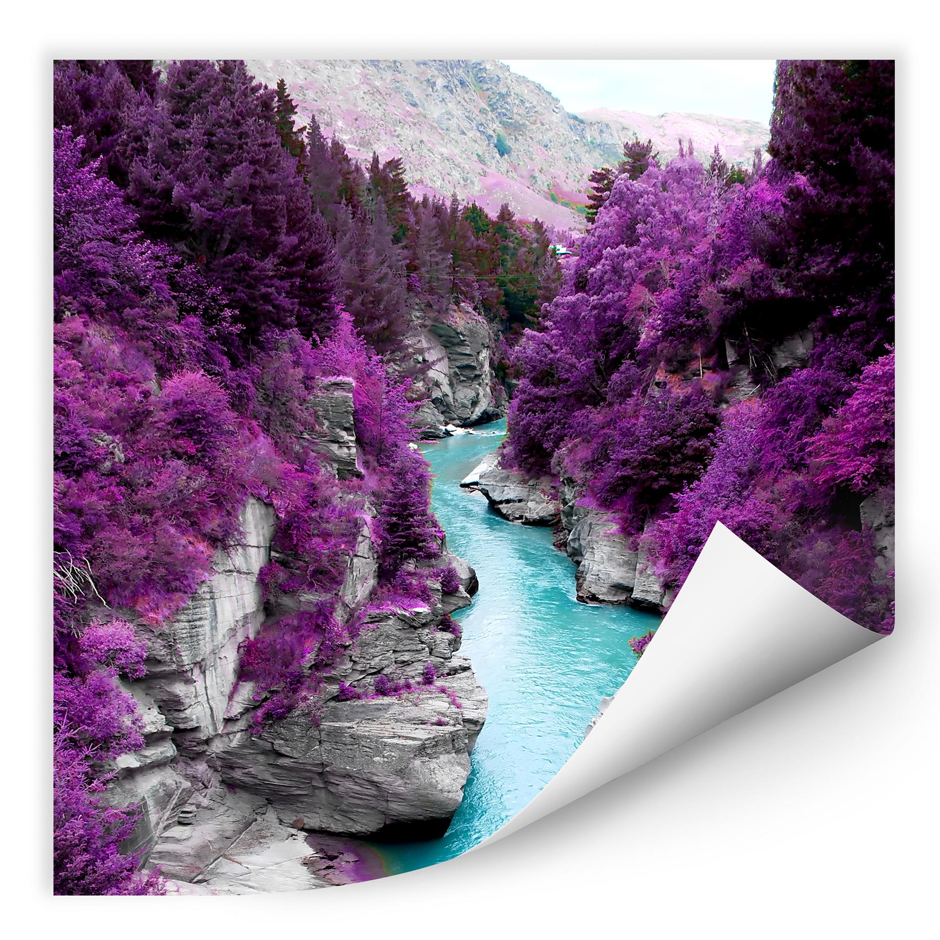 Zelfklevende Poster - Kawarau River