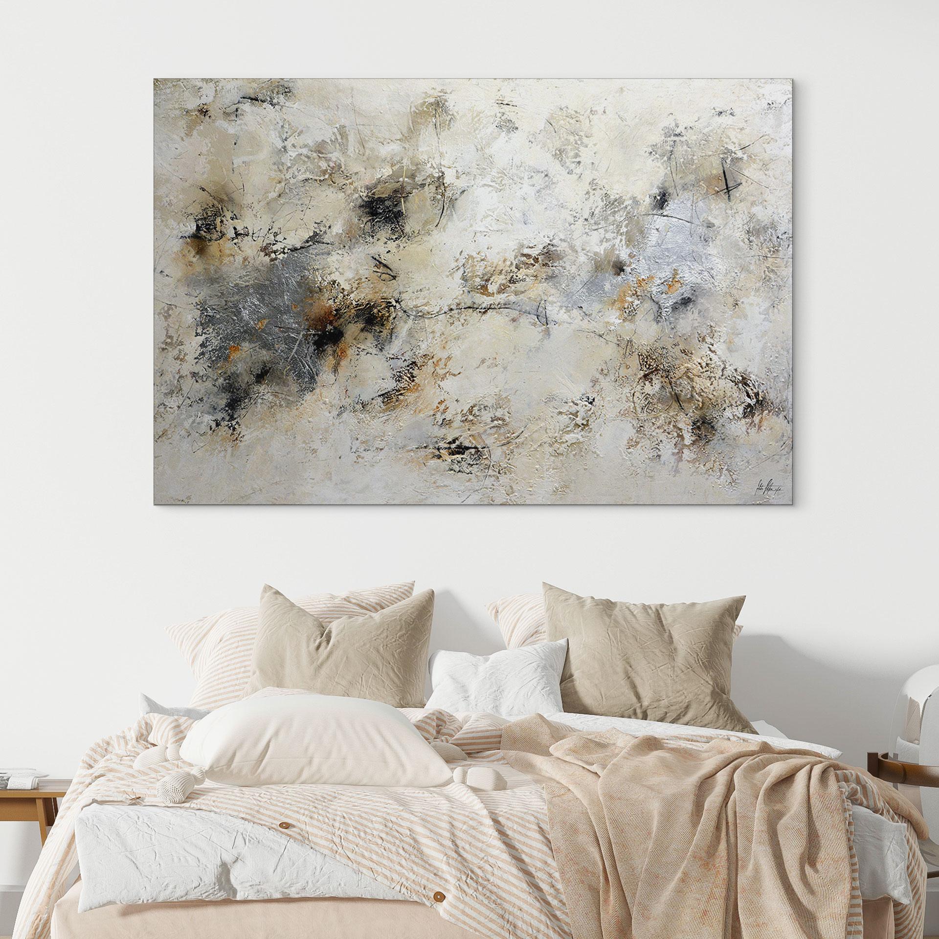 Wandbild Farben der Erde - Fedrau - Alu-Dibond